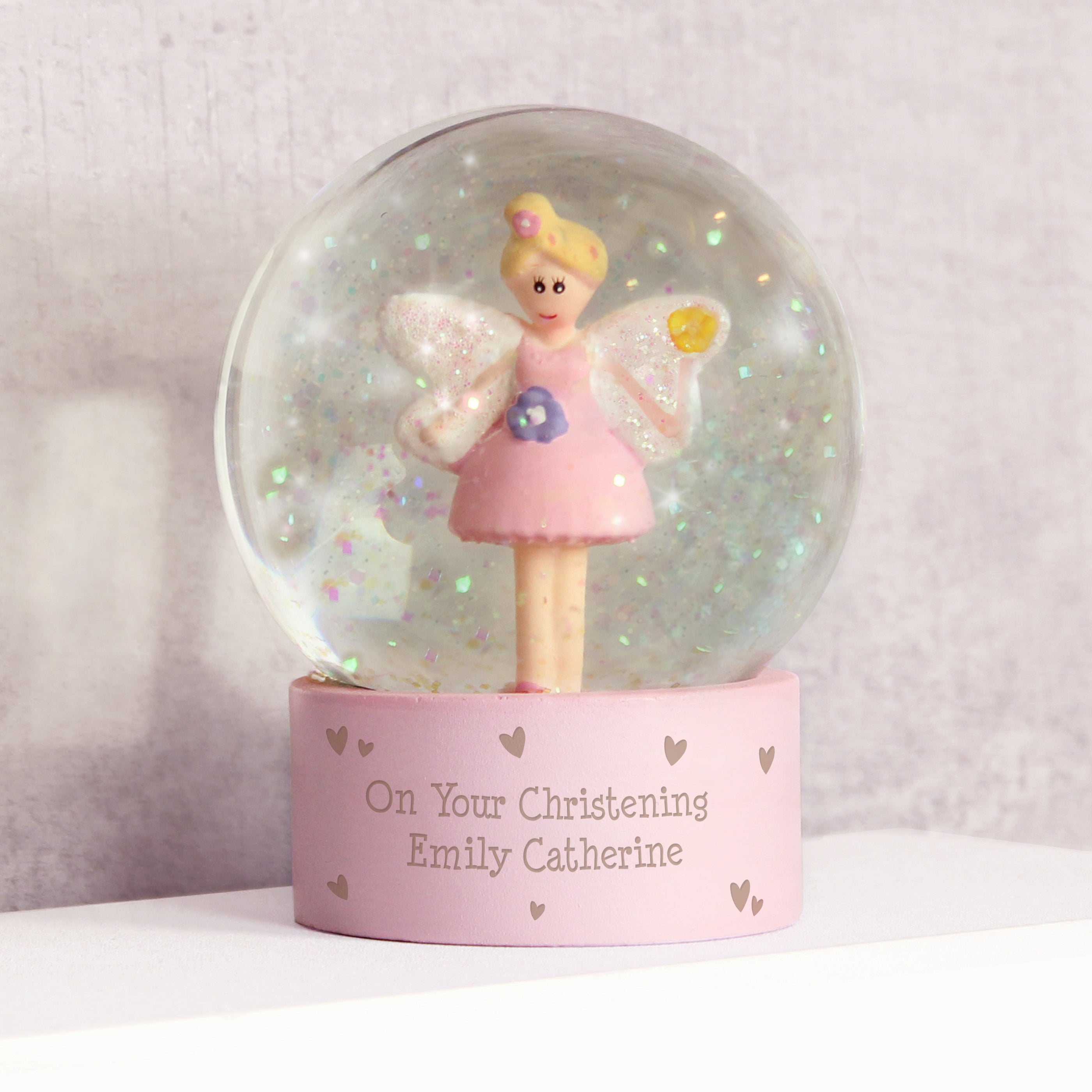 Personalised Fairy Glitter Snow Globe