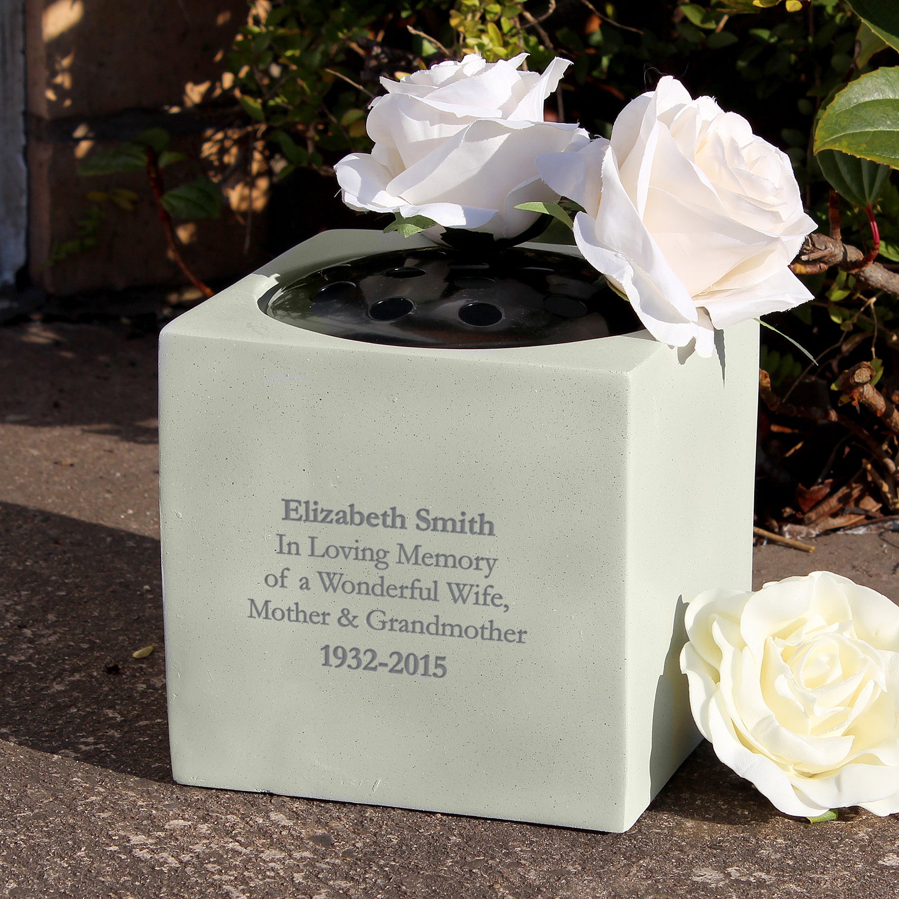 Personalised Memorial Vase