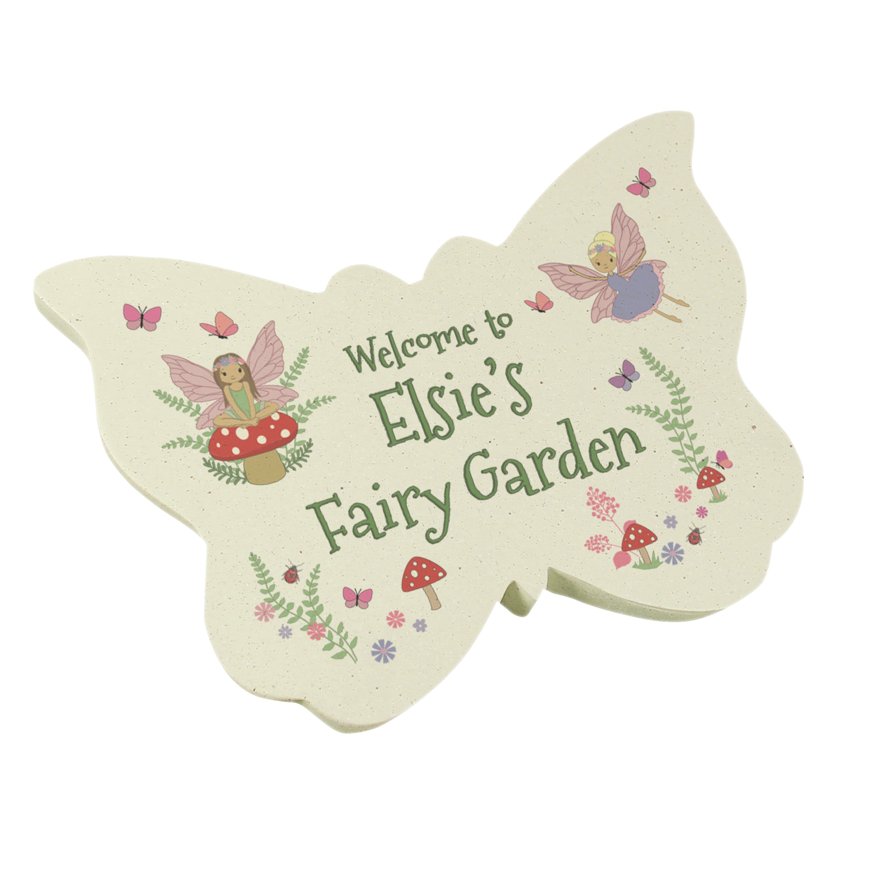 Personalised Fairy Garden Butterfly Ornament