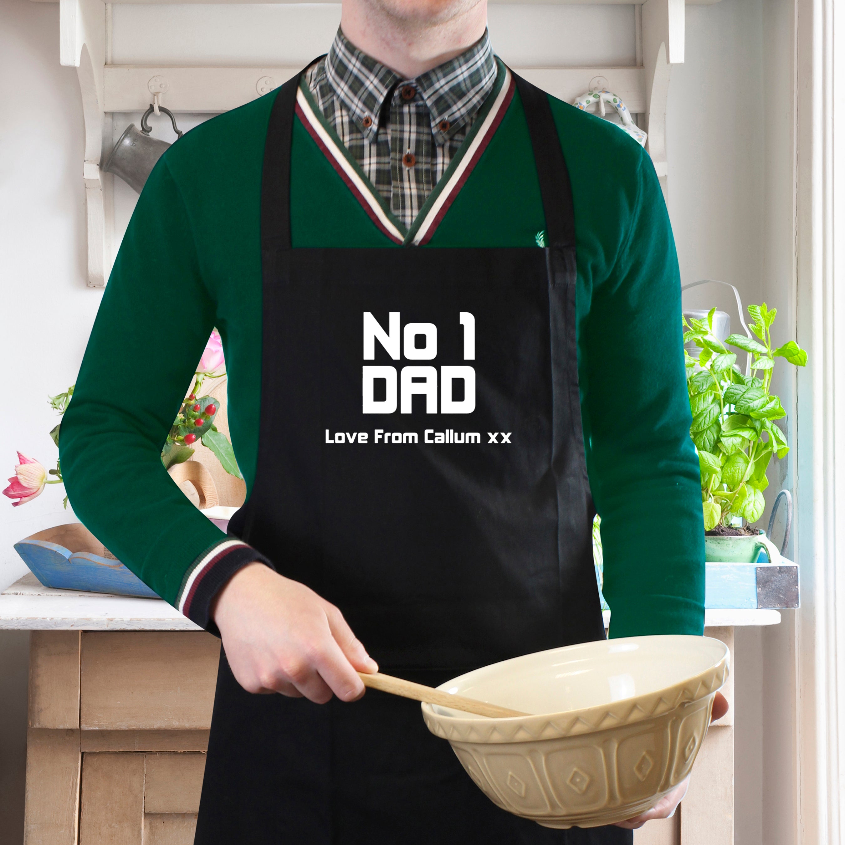 Personalised No.1 Dad Apron