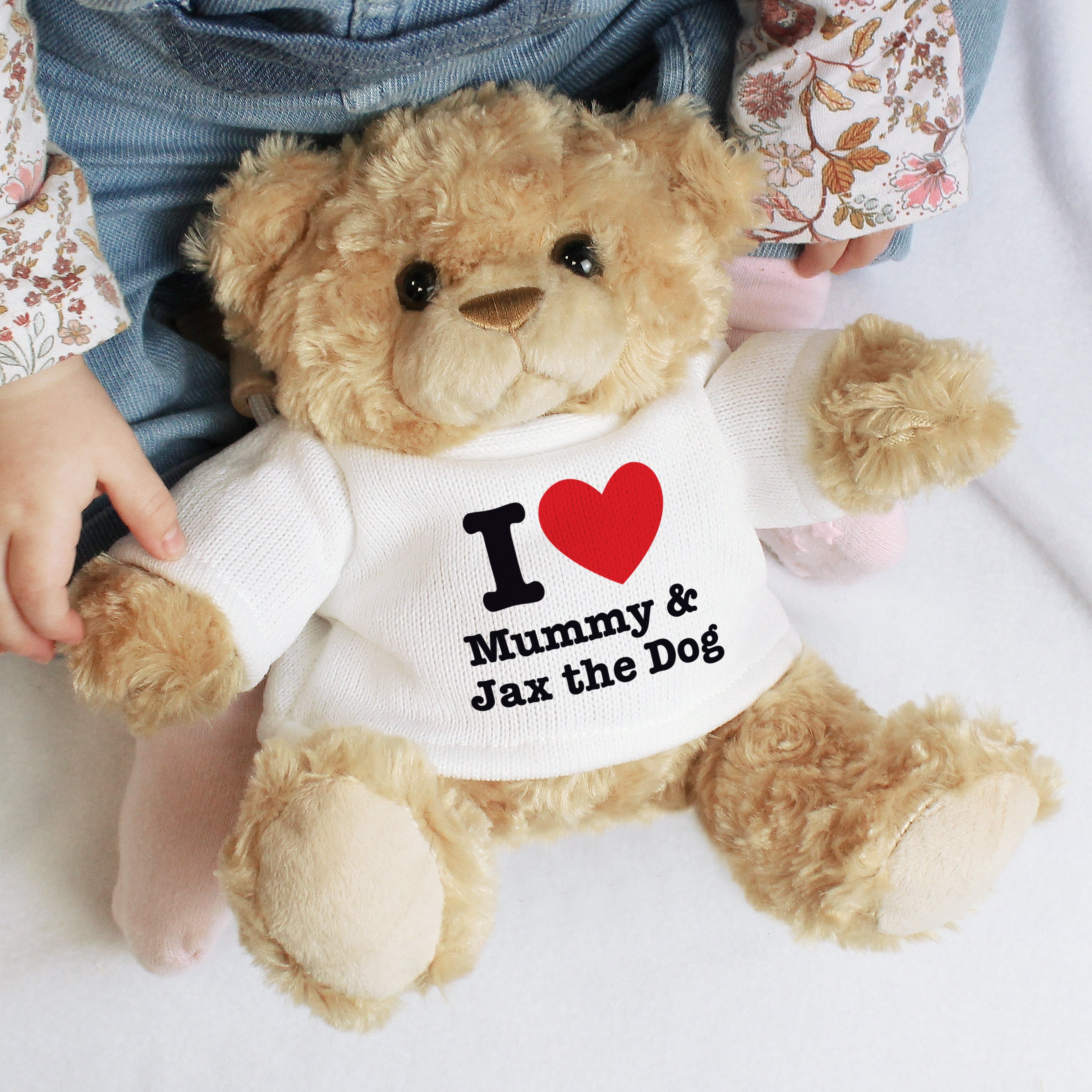 Personalised I Love... Teddy Bear