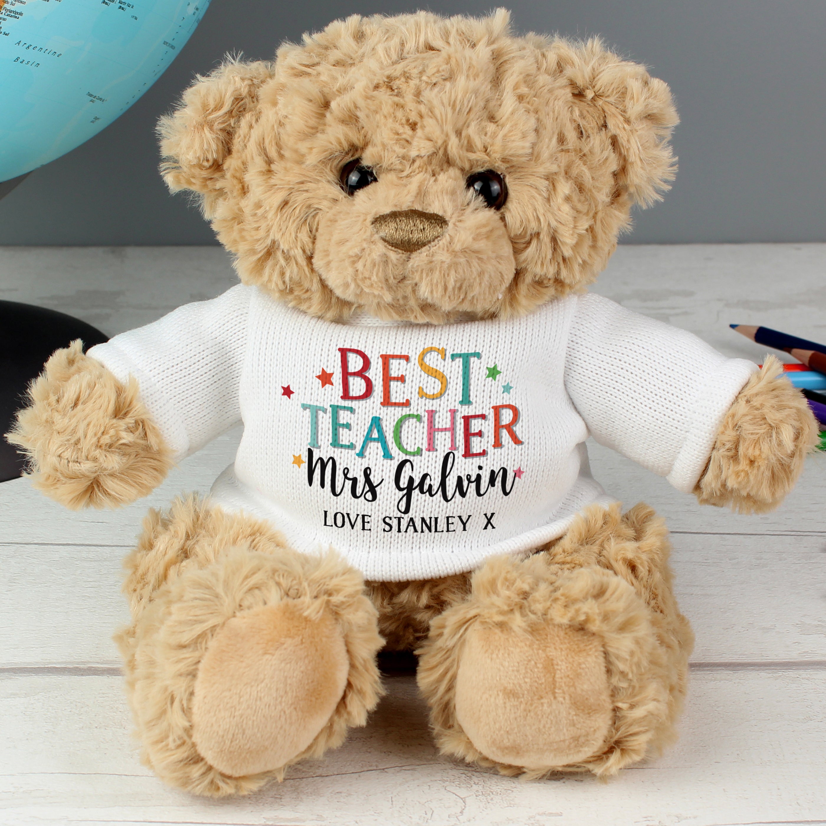 Personalised Best Teacher Teddy Bear