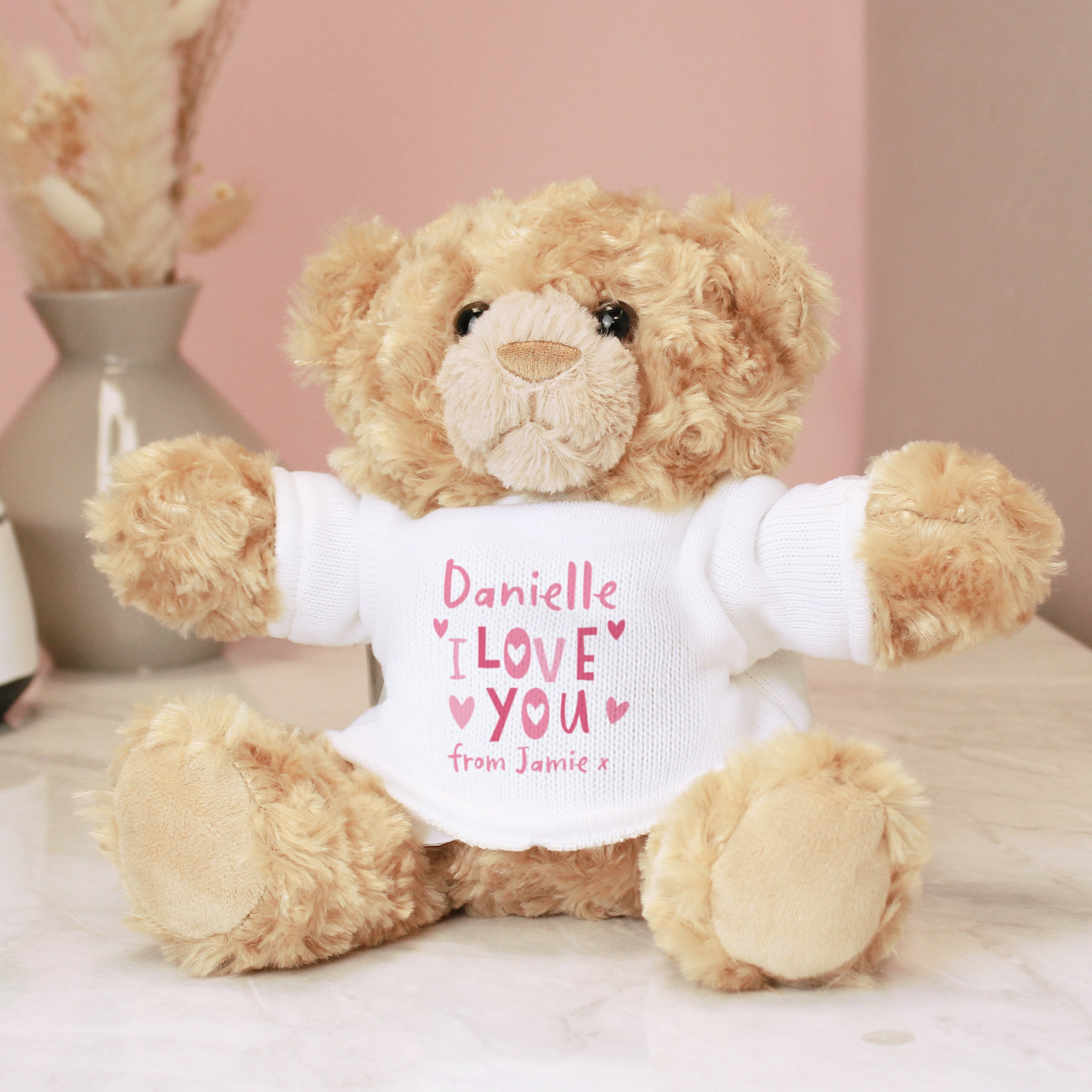 Personalised I Love You Teddy Bear