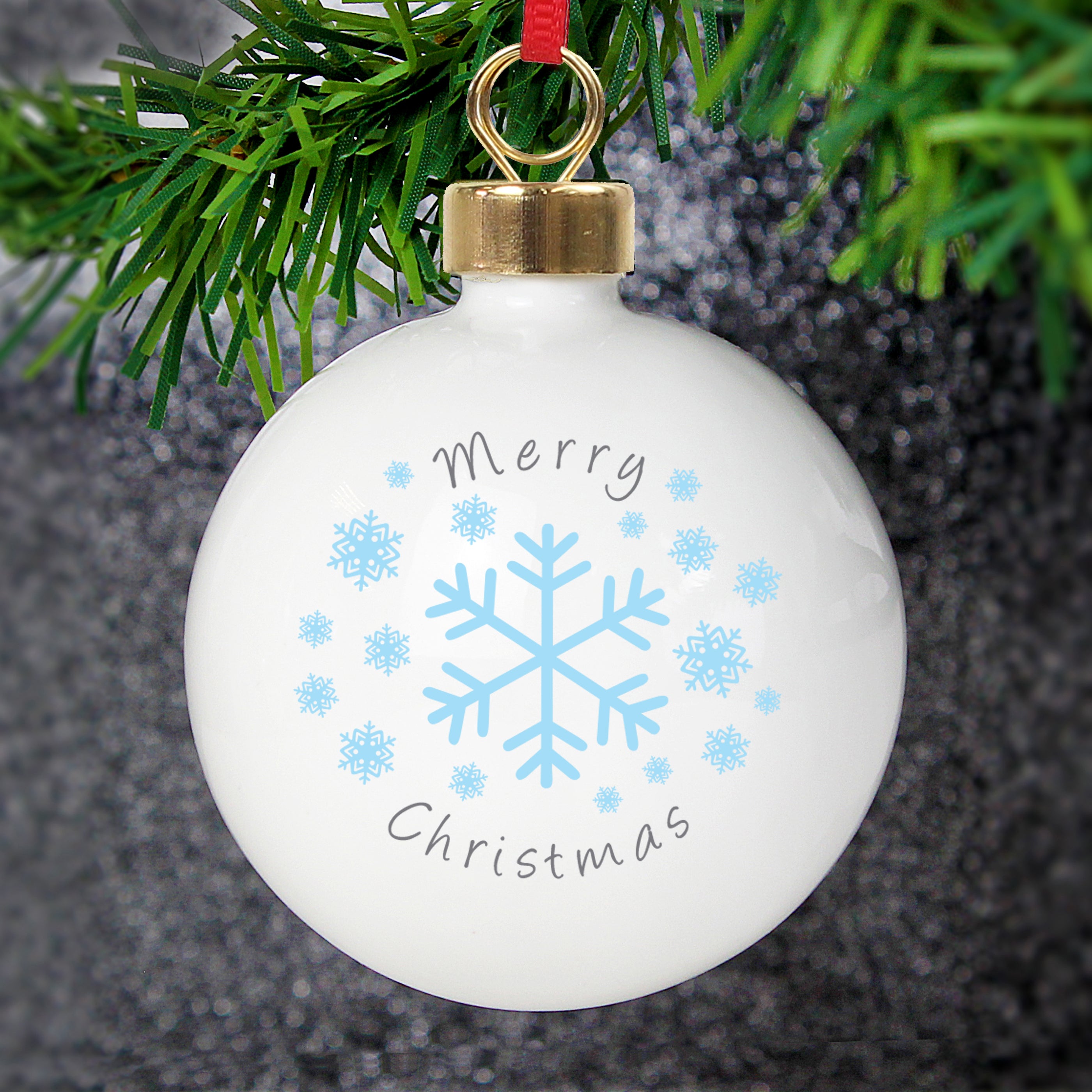 Personalised Snowflakes Bauble