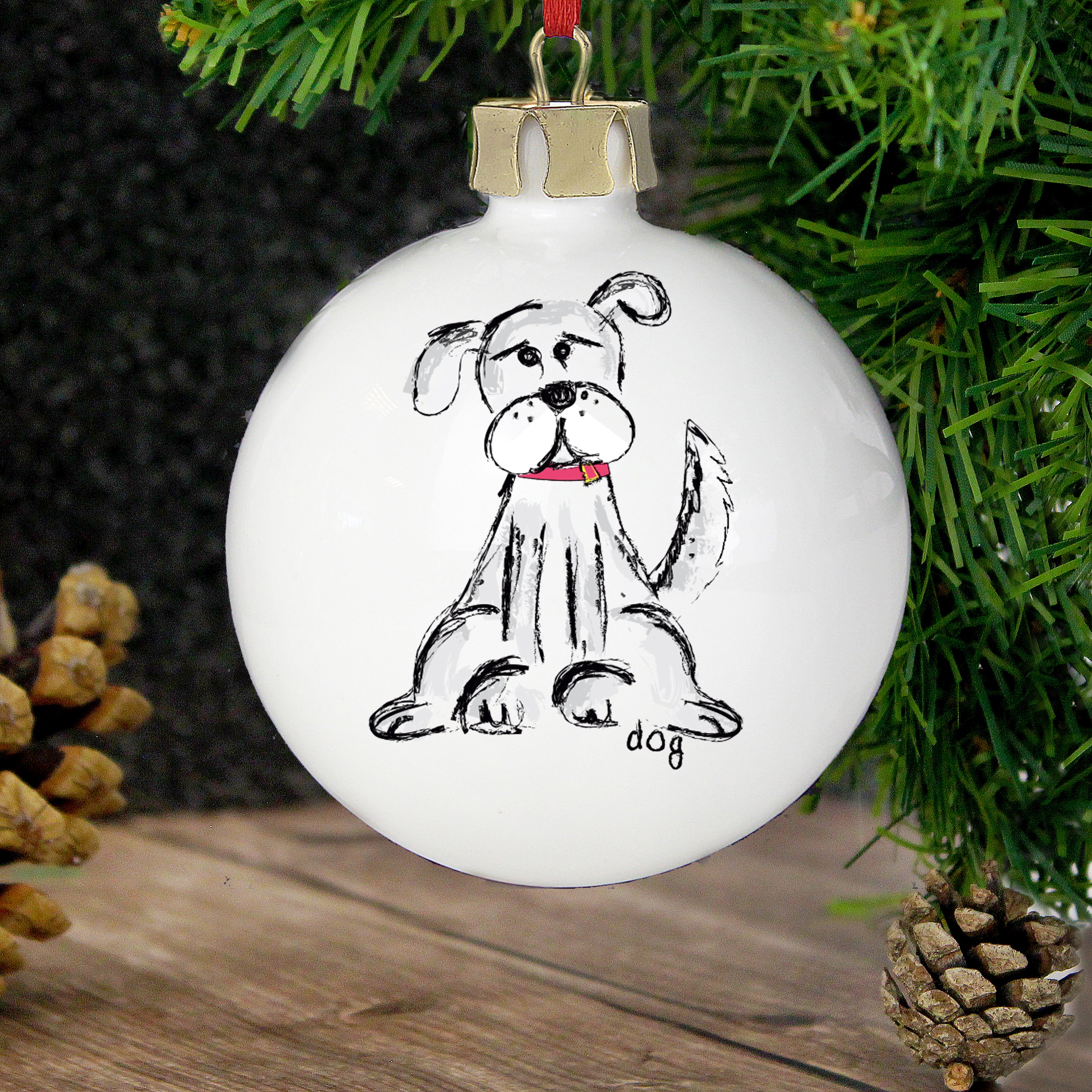 Personalised Dog Bauble