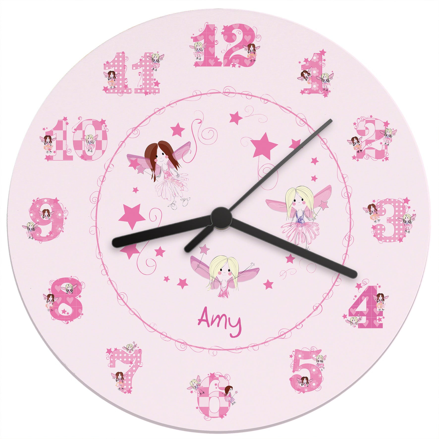 Personalised Fairy Clock