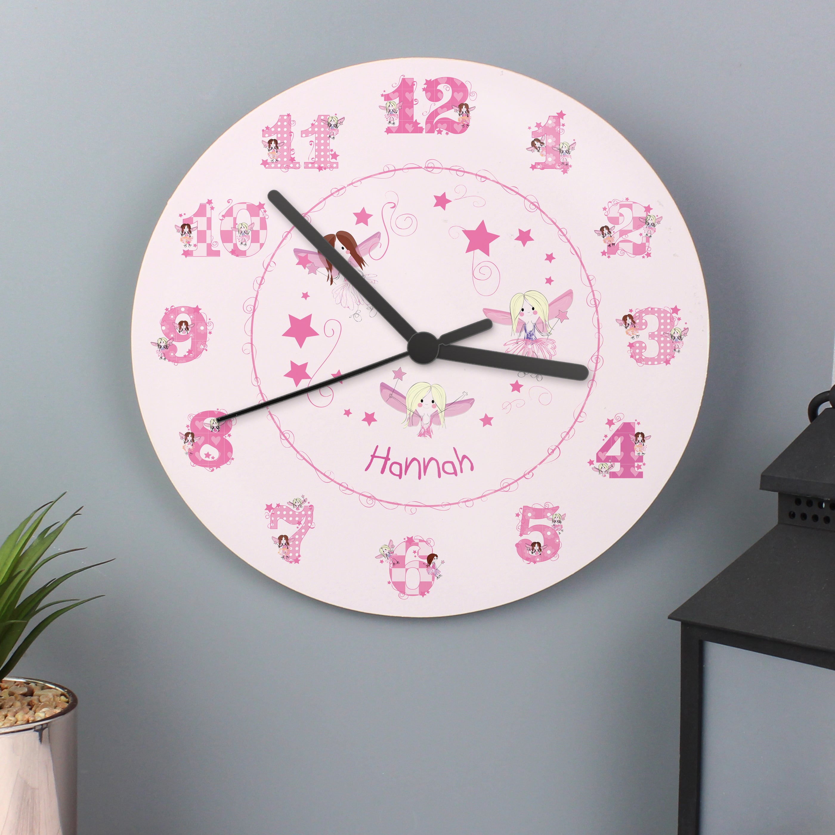 Personalised Fairy Clock