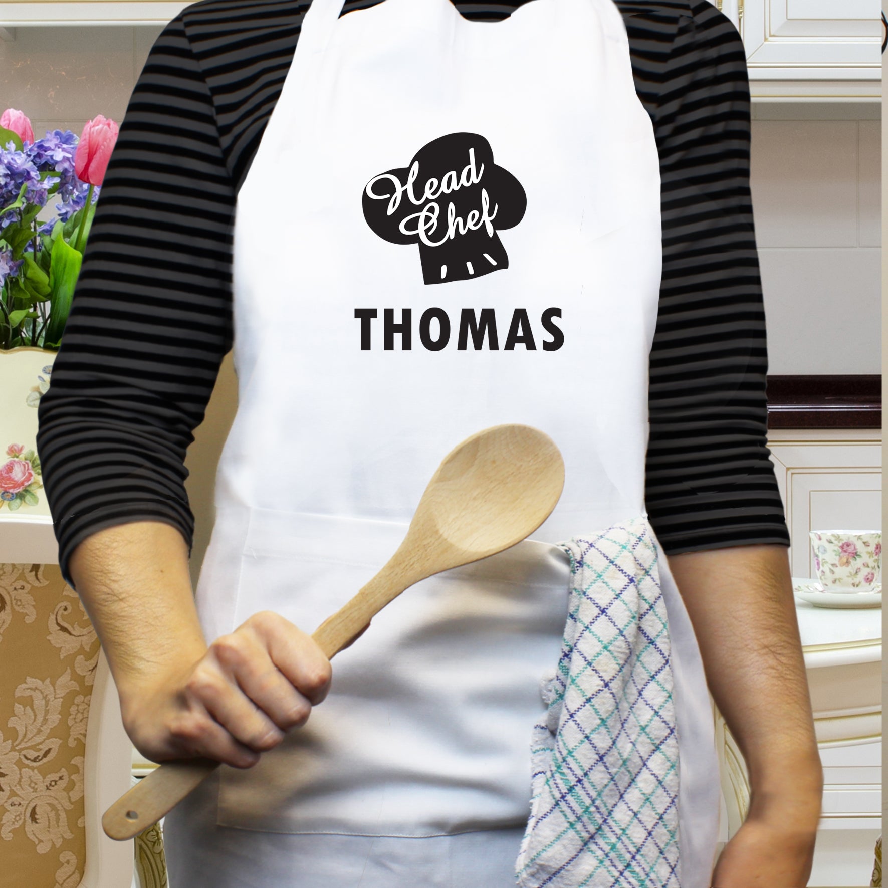 Personalised Head Chef Apron