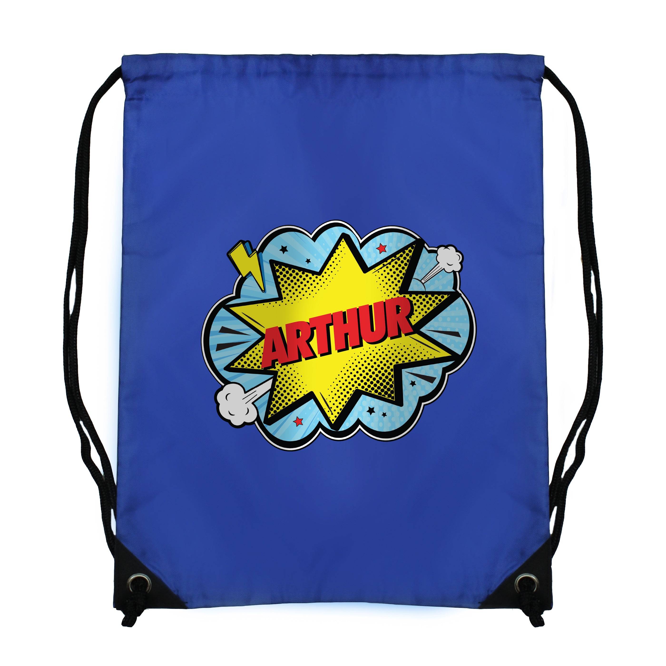 Personalised Superhero Blue Kit Bag