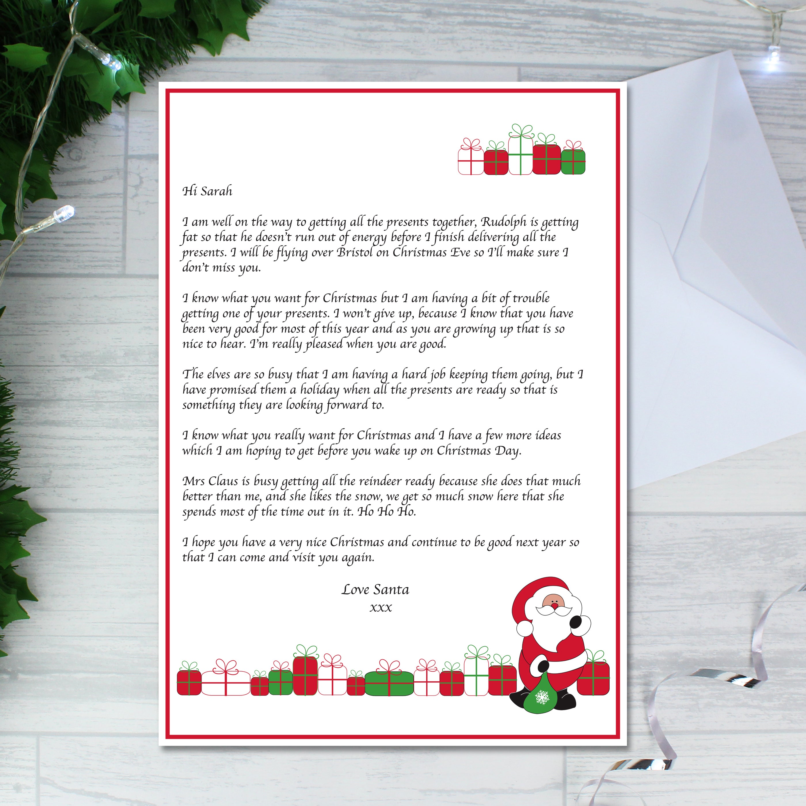 Personalised Santa Letter