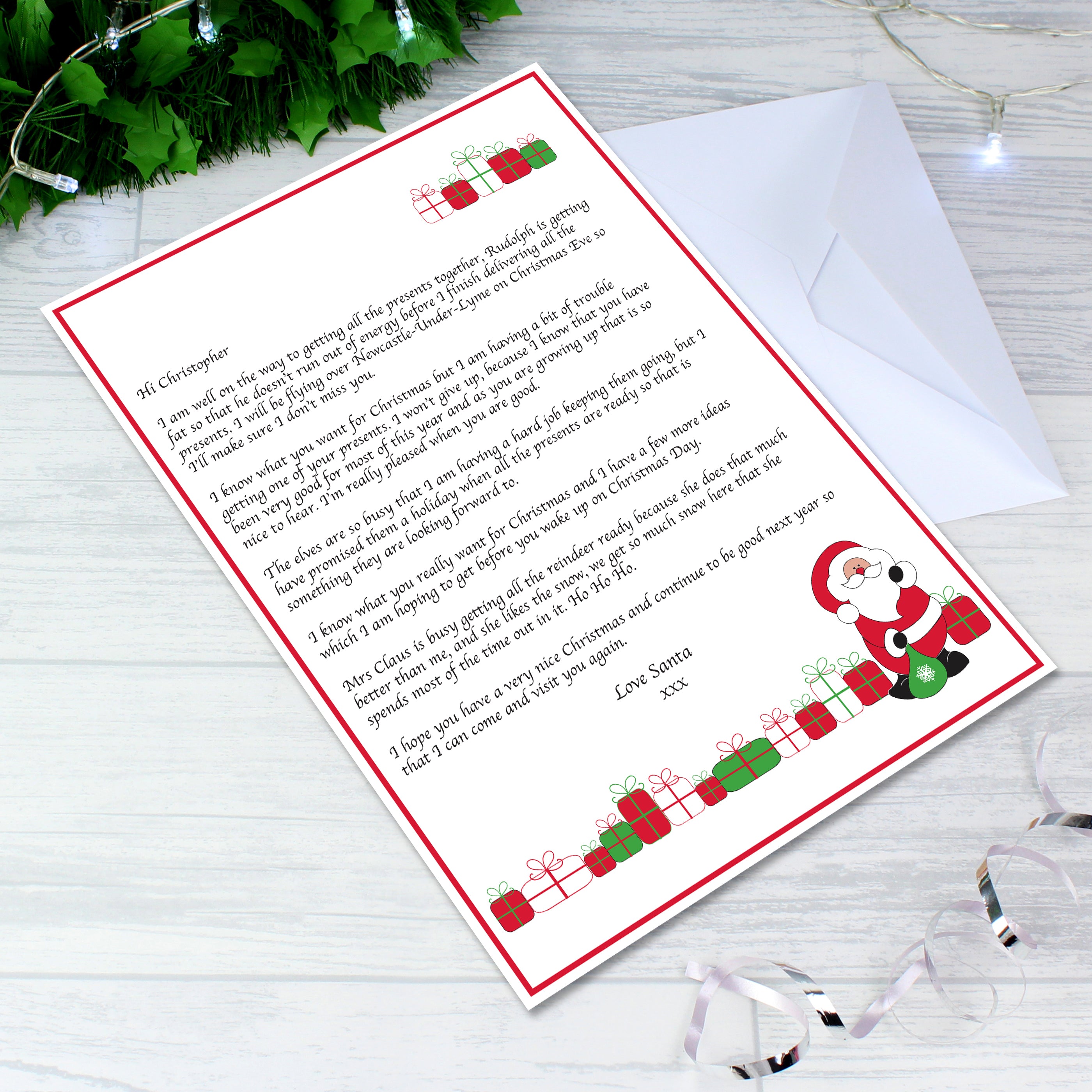 Personalised Santa Letter