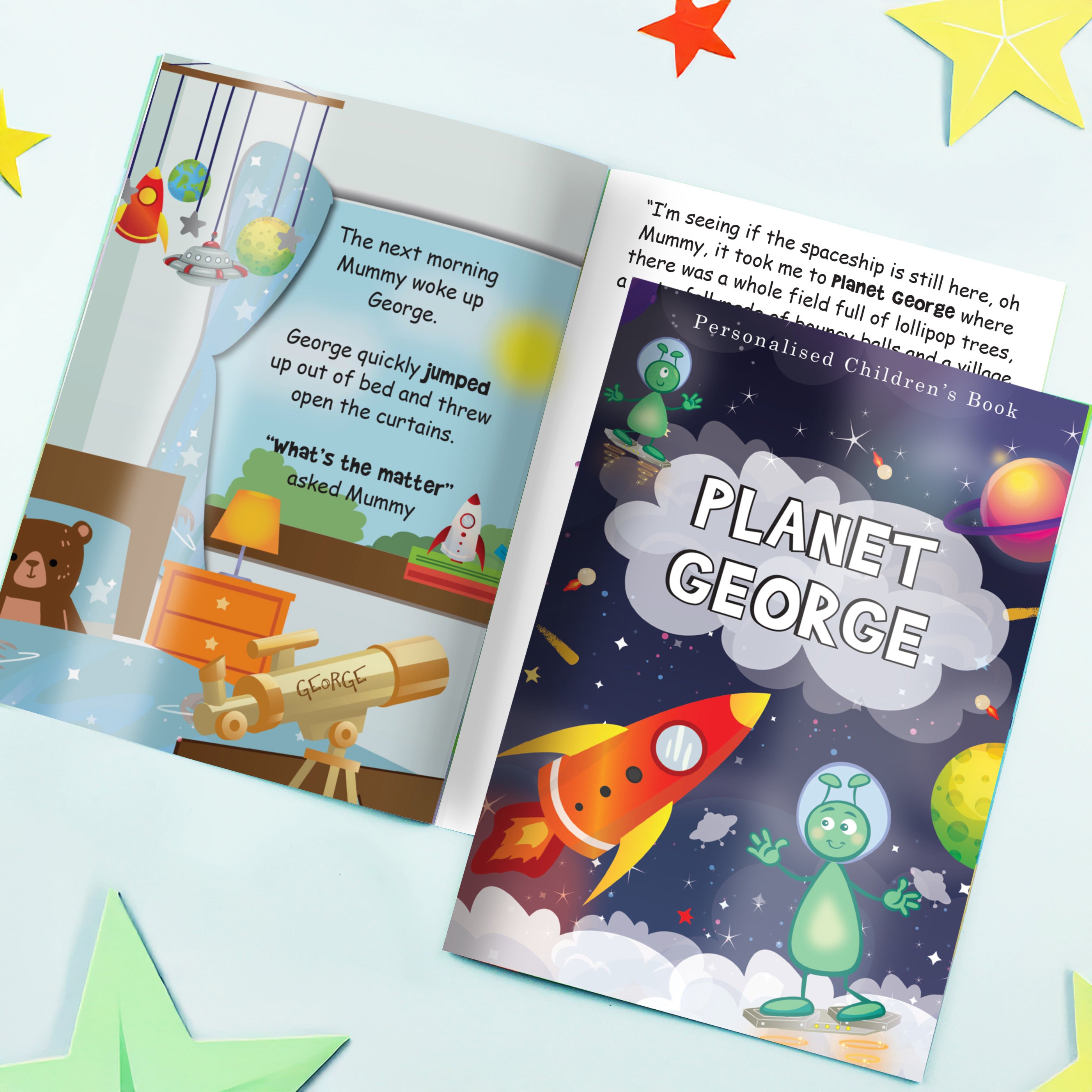 Personalised Space Story Book