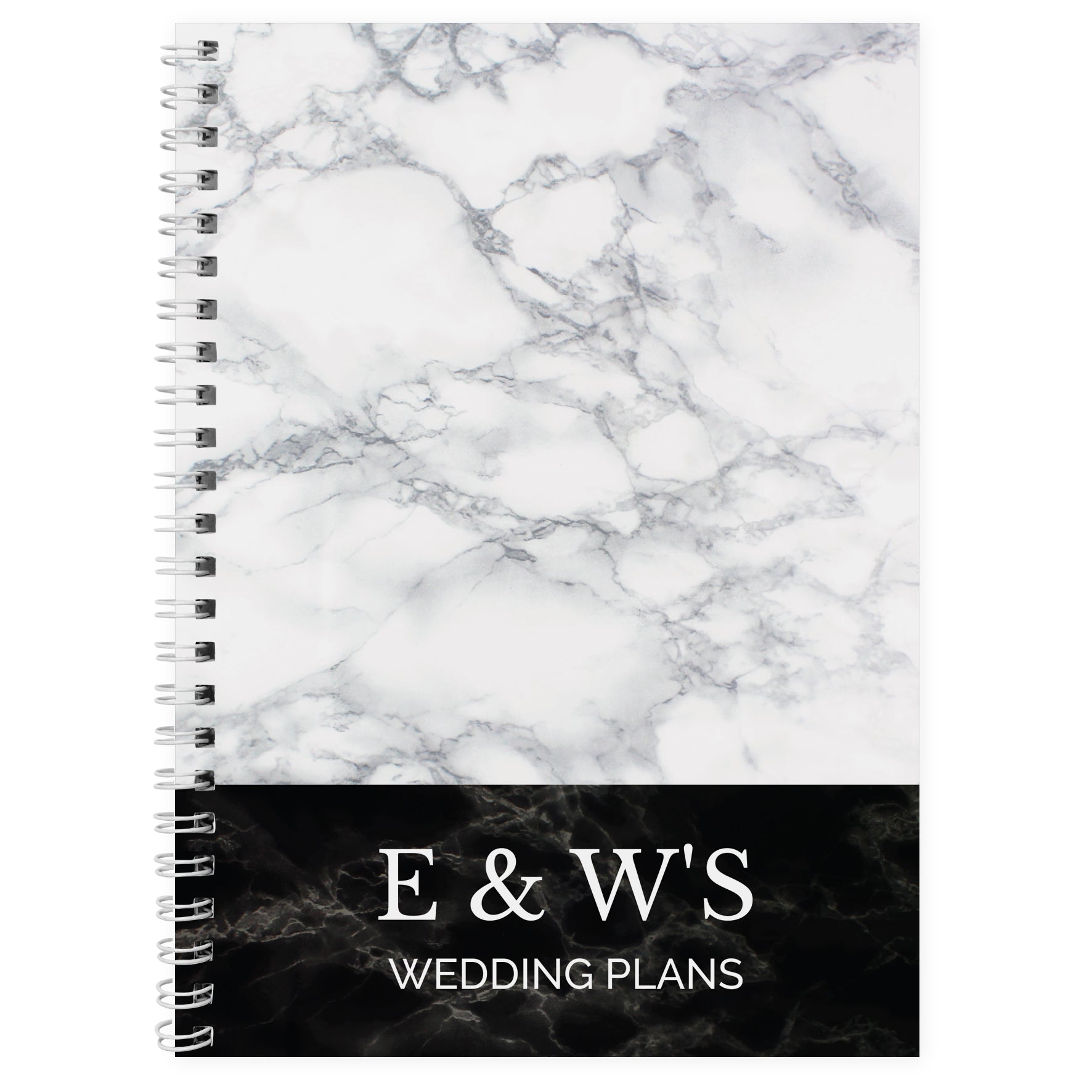 Personalised Marble Effect A5 Notebook