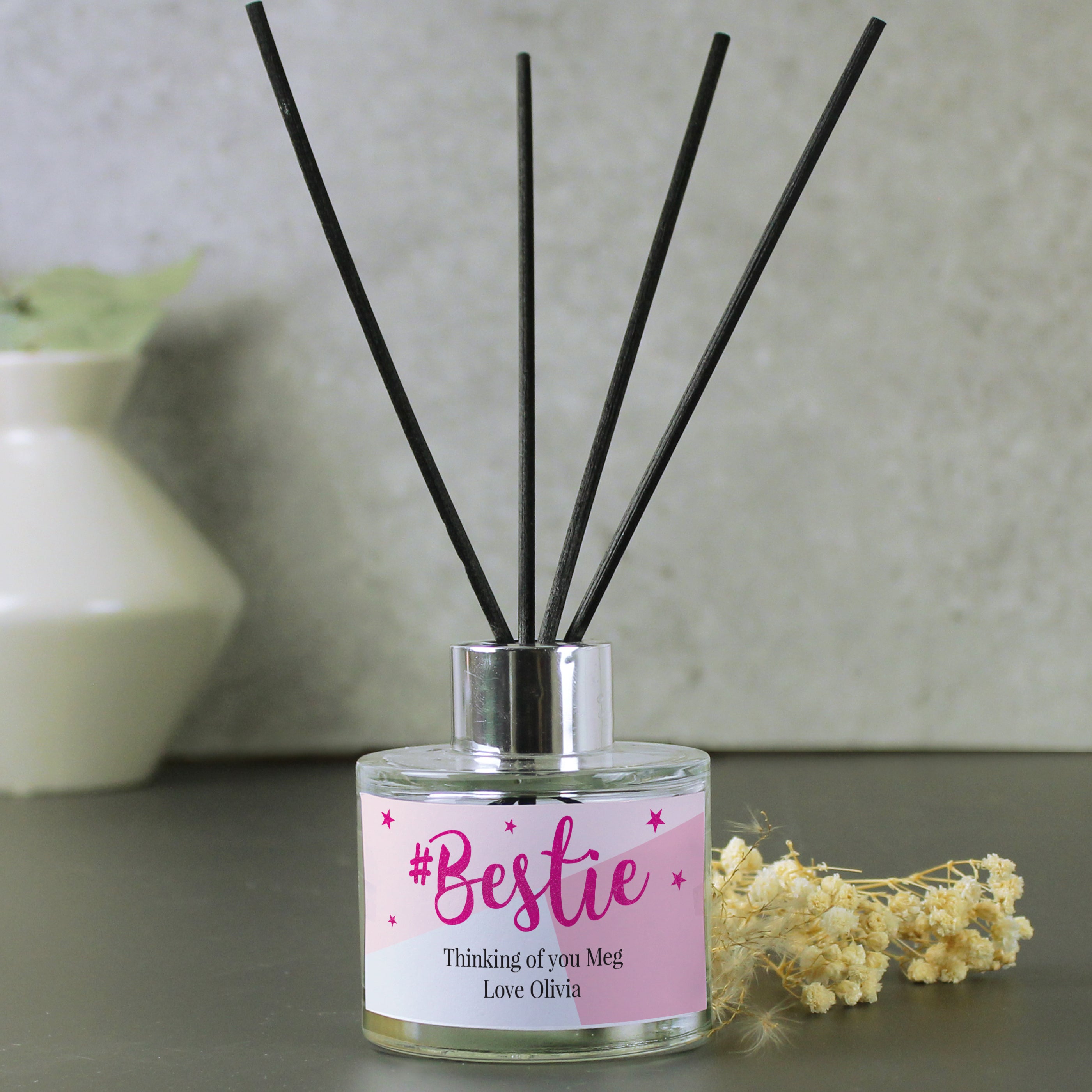 Personalised #Bestie Reed Diffuser