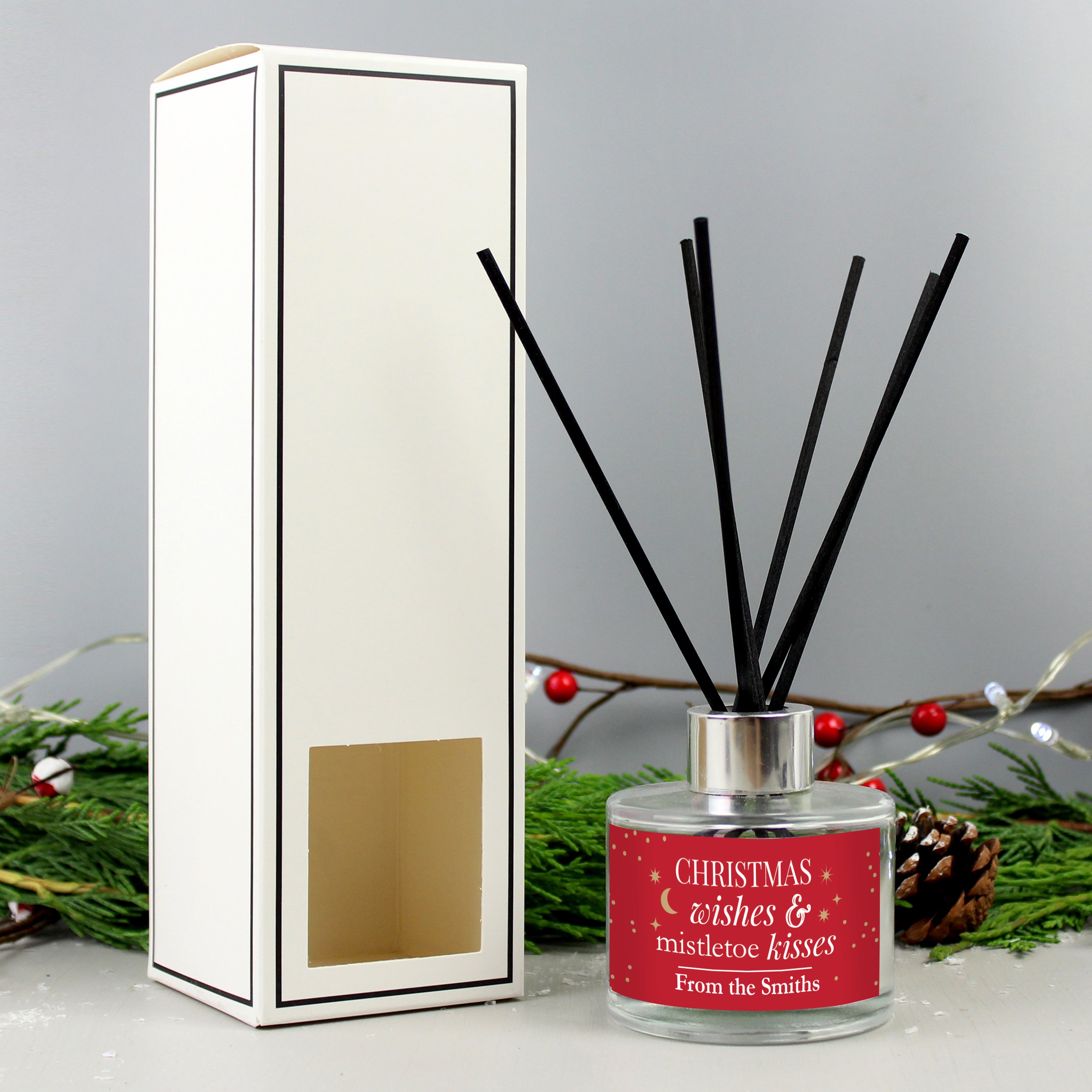 Â Personalised Christmas Wishes Reed Diffuser