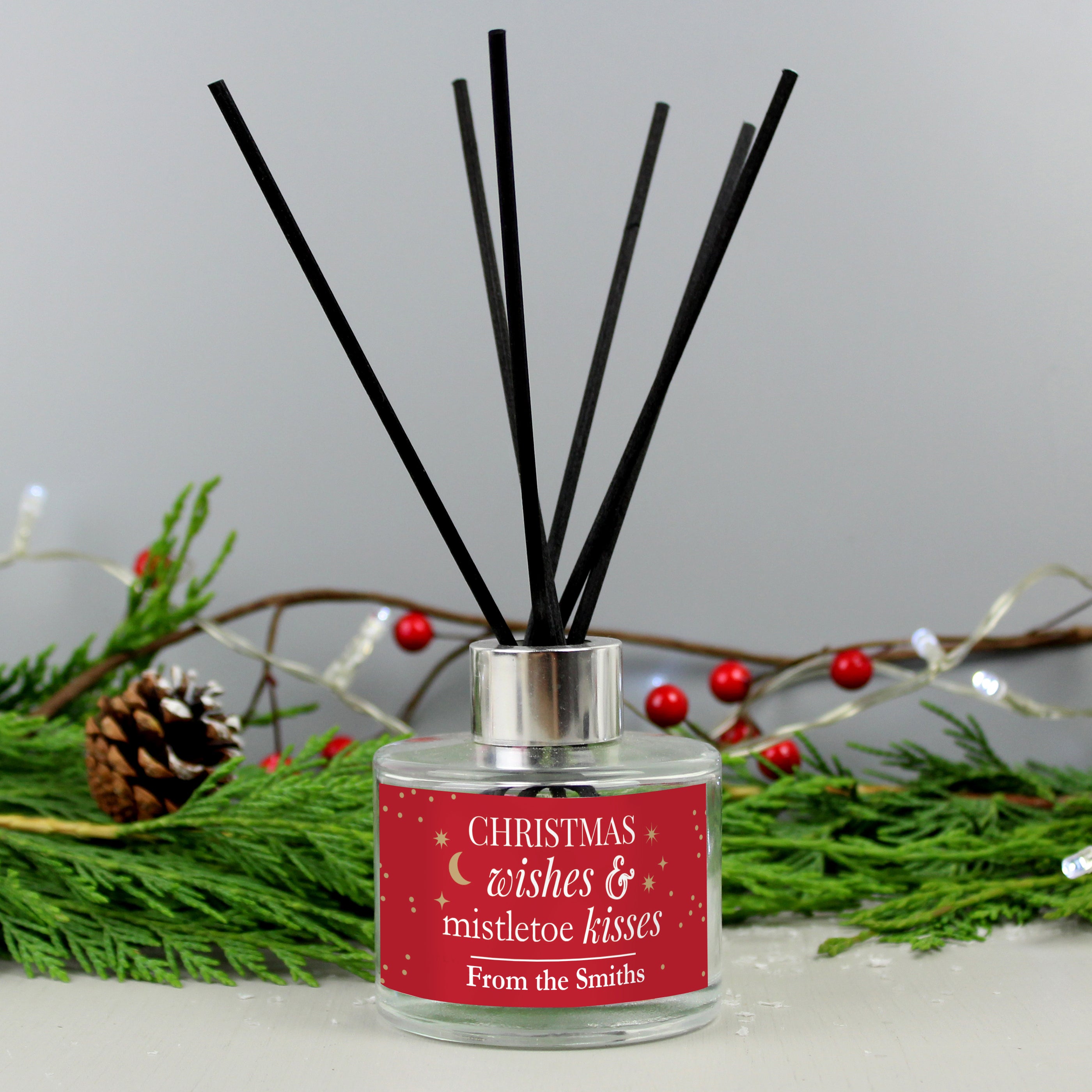 Â Personalised Christmas Wishes Reed Diffuser