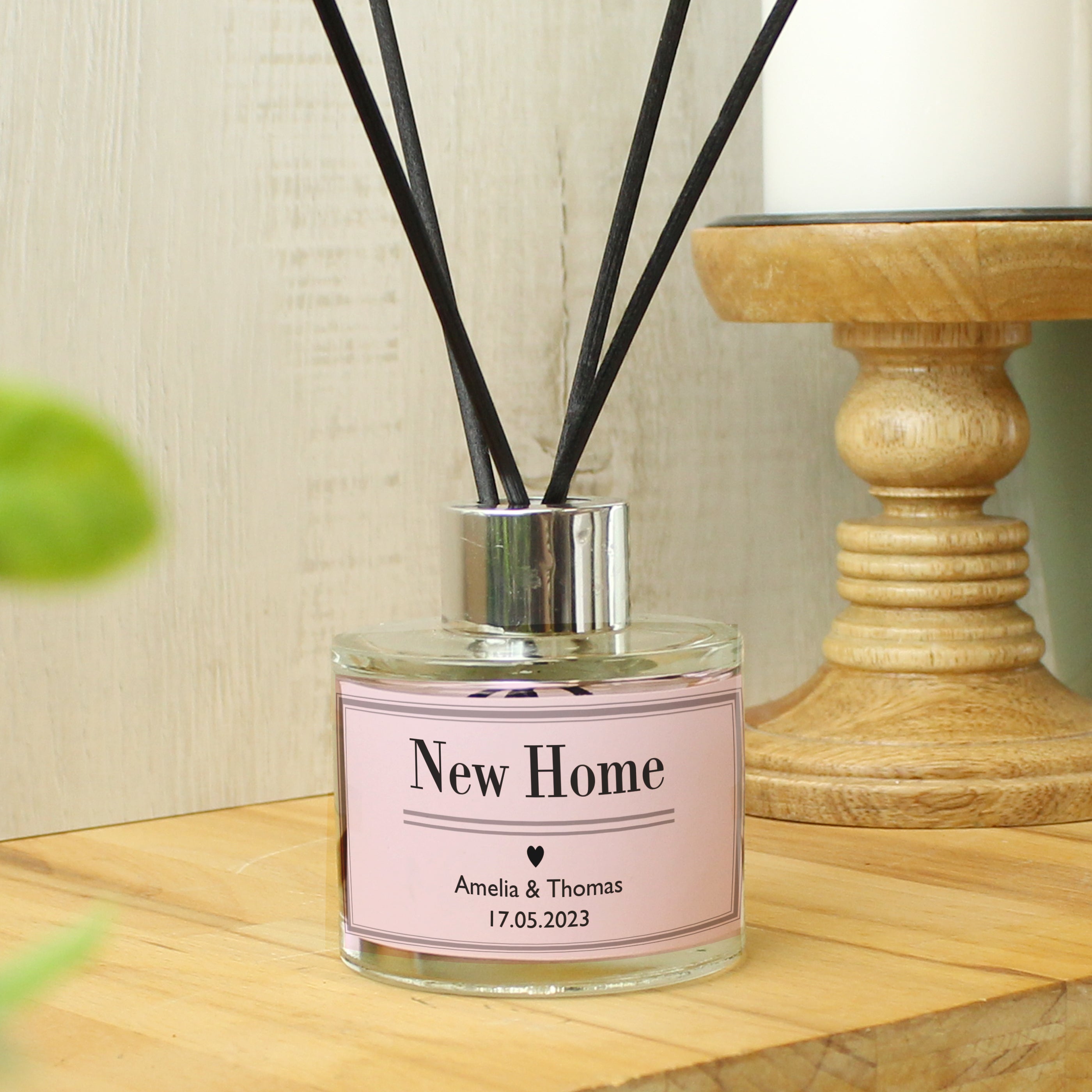 Personalised Classic Pink Reed Diffuser