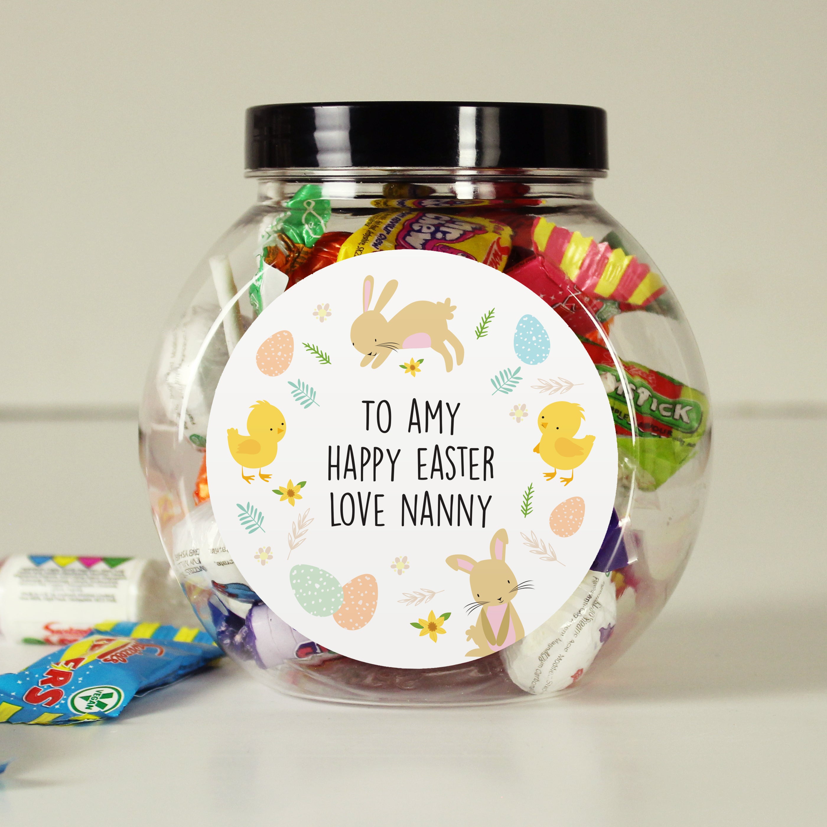 Personalised Easter Sweets Jar