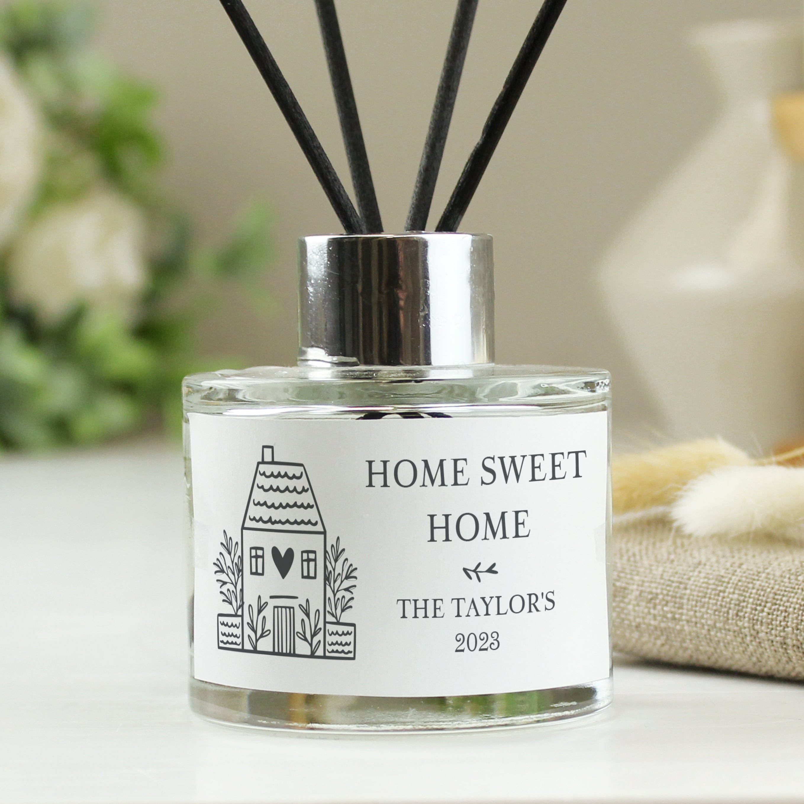 Personalised HOME Reed Diffuser