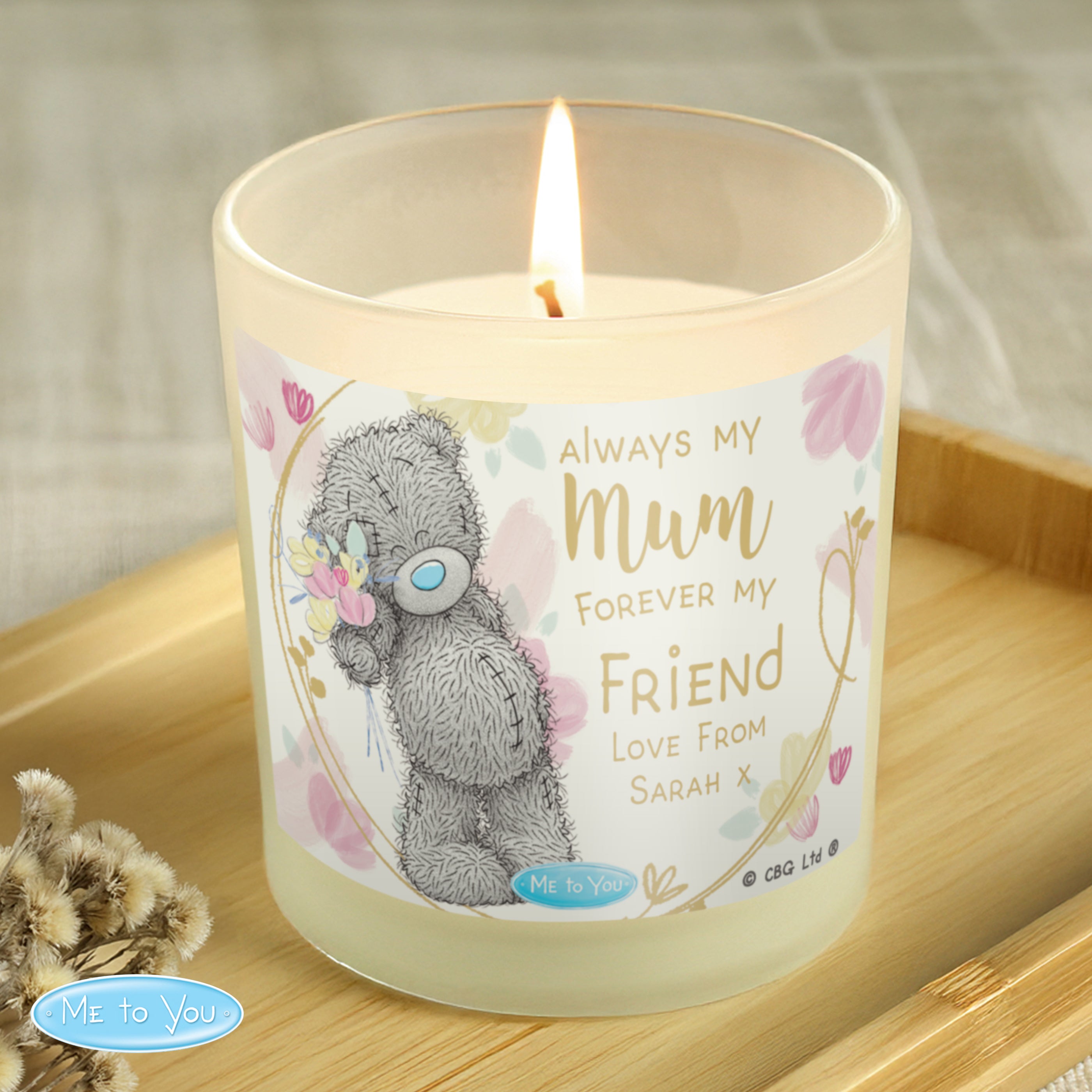 Personalised Me To You Forever My Friend Candle Jar