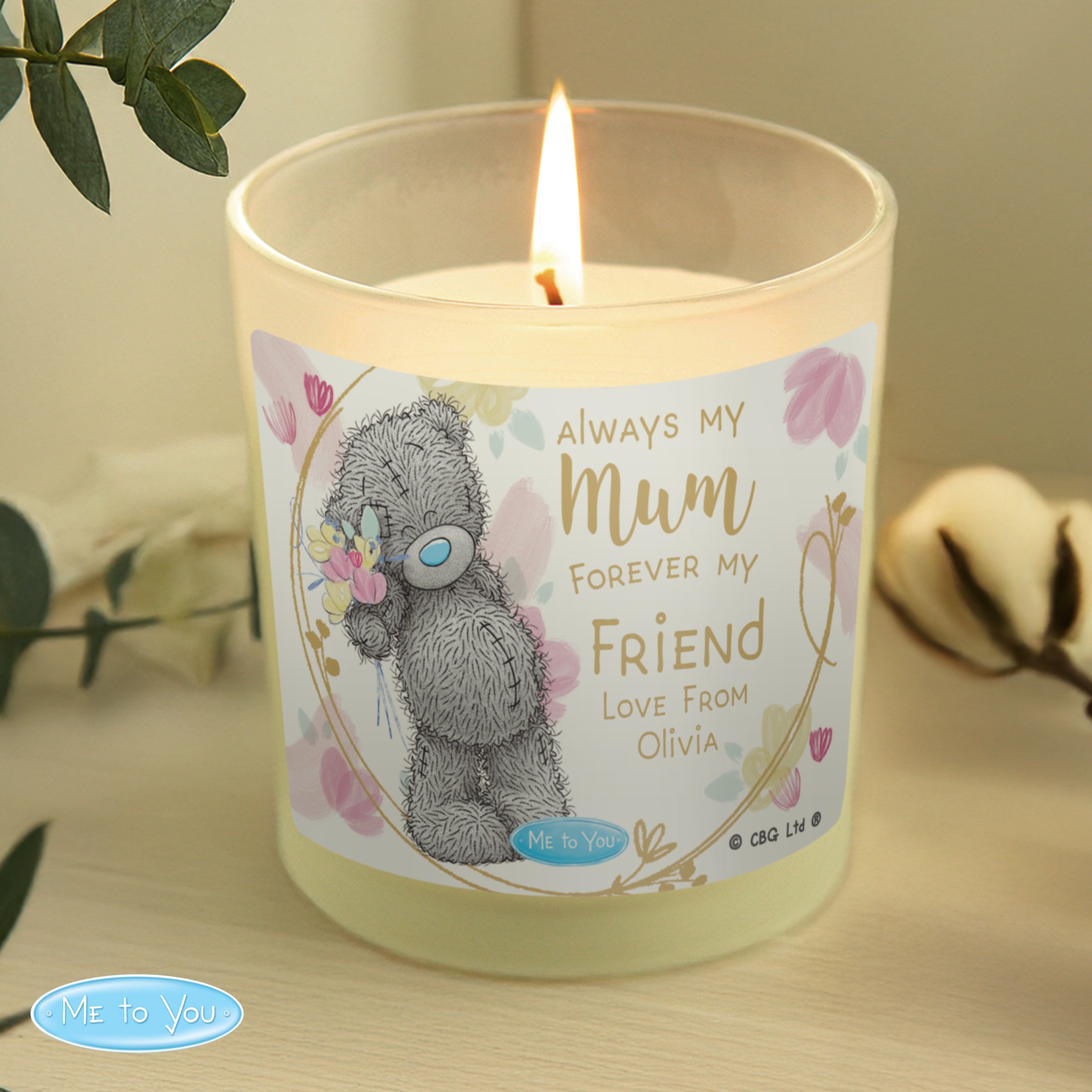 Personalised Me To You Forever My Friend Candle Jar