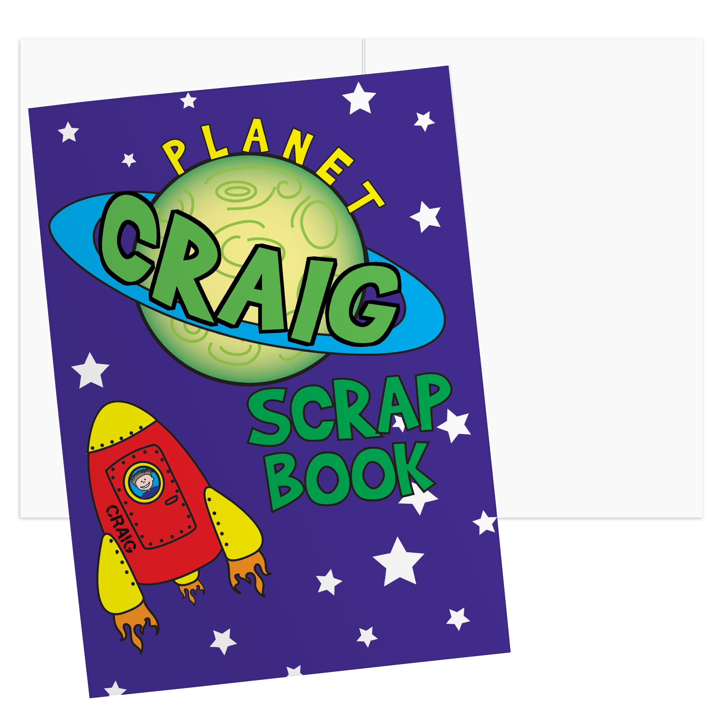 Personalised Space - A4 Scrapbook