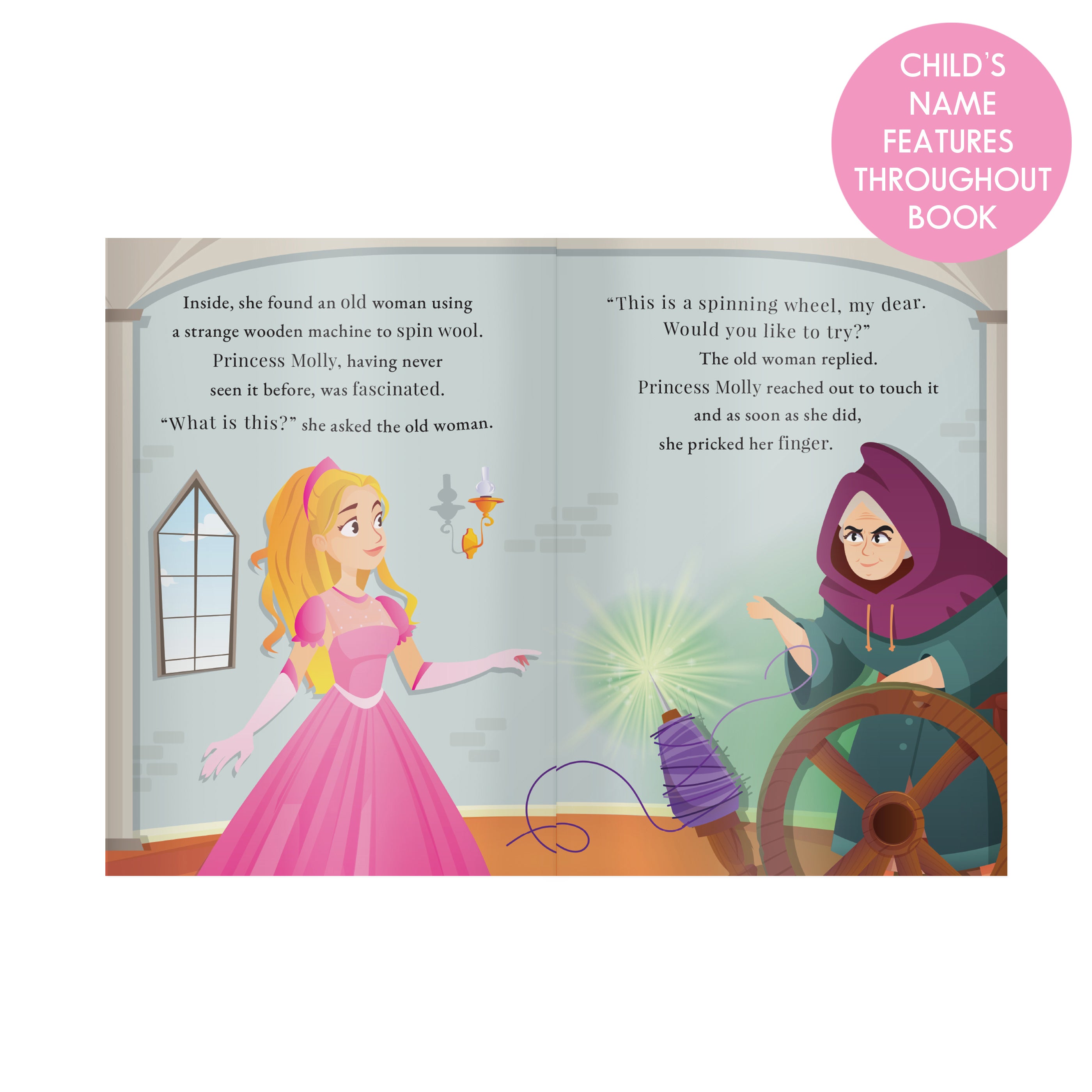 Personalised Sleeping Beauty Story Book