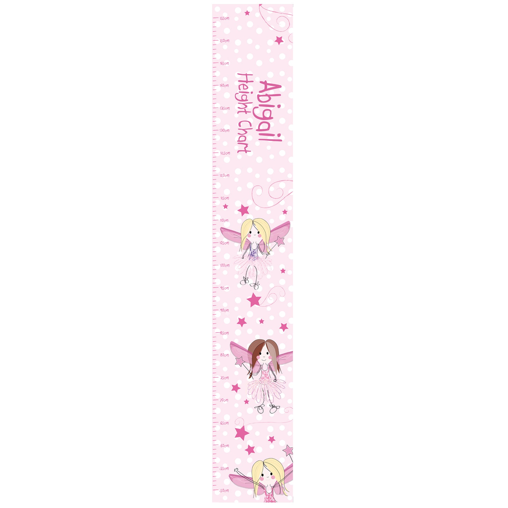 Personalised Fairy Height Chart