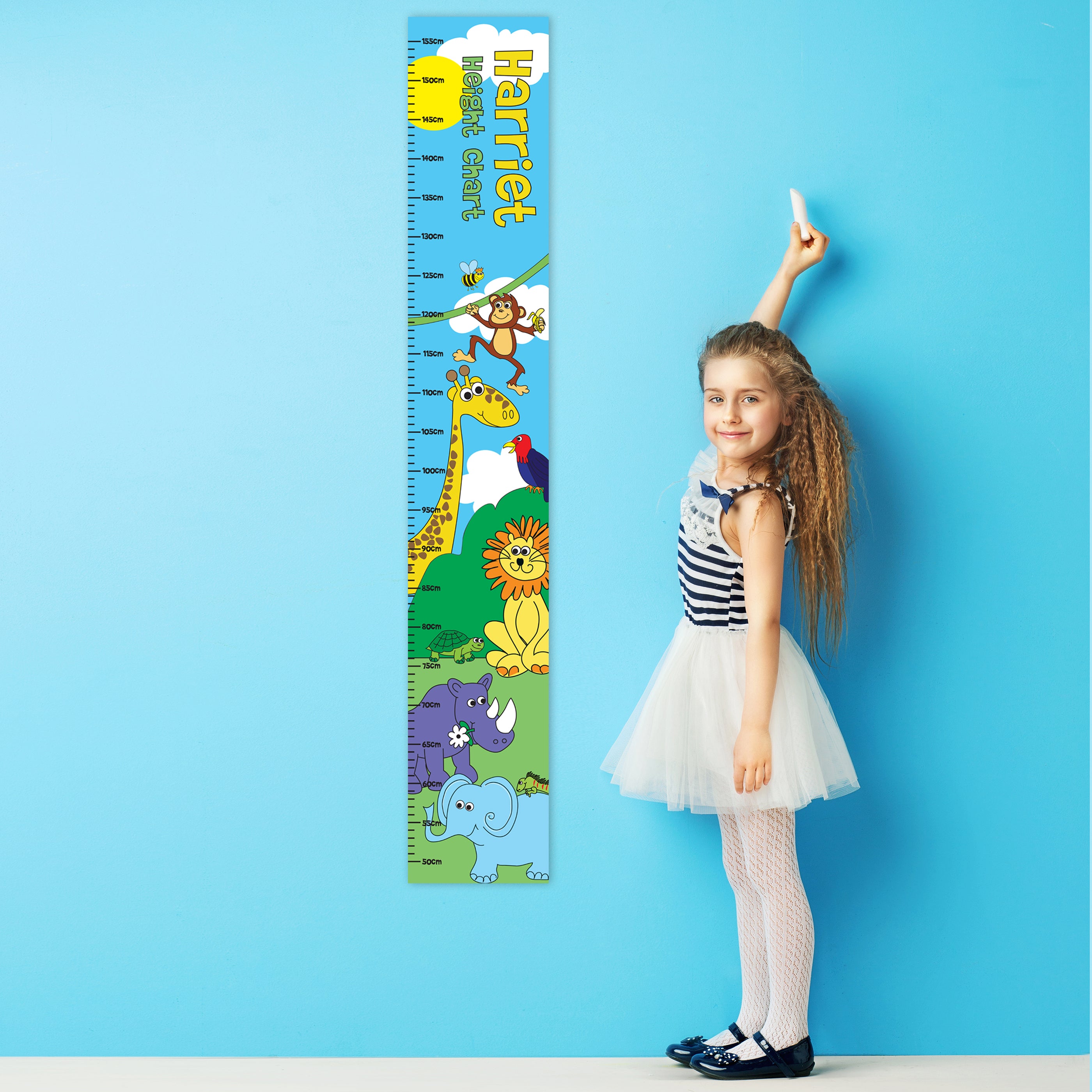 Personalised Zoo Height Chart