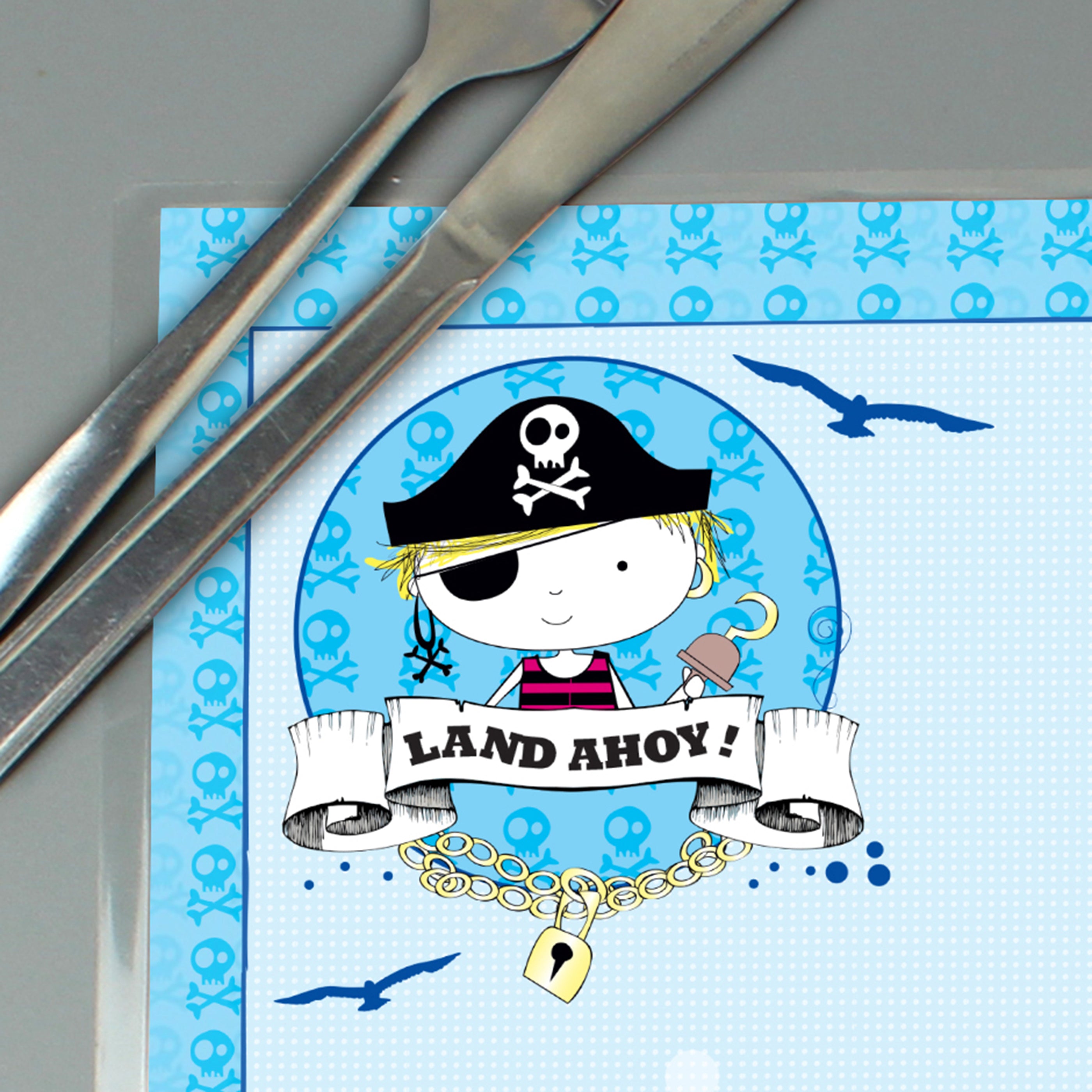 Personalised Pirate Placemat