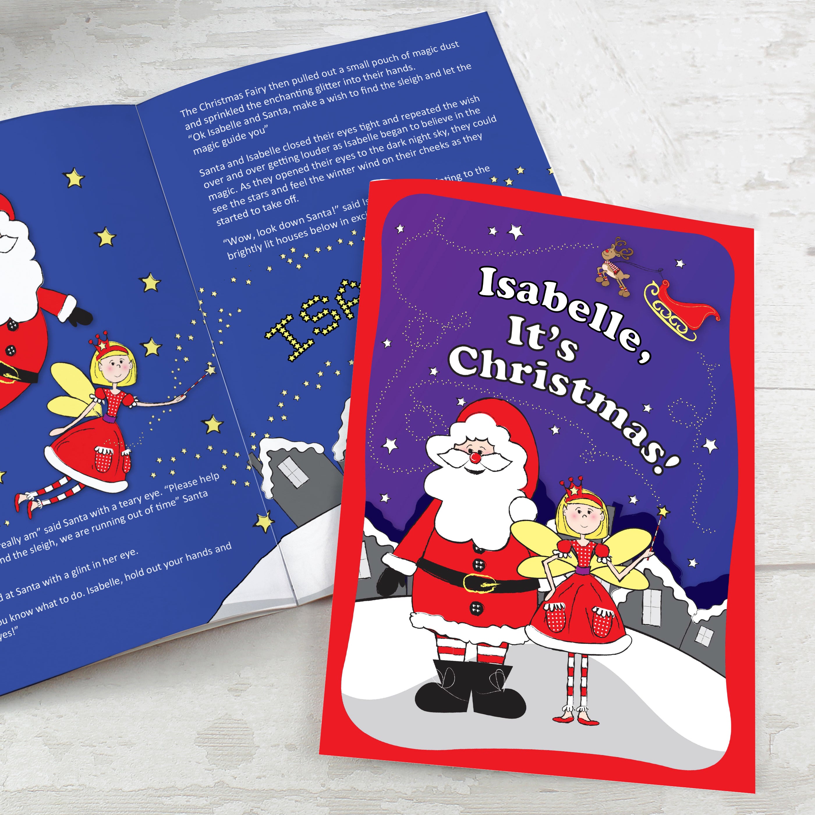 Personalised 'It's Christmas' Fairy Story Book