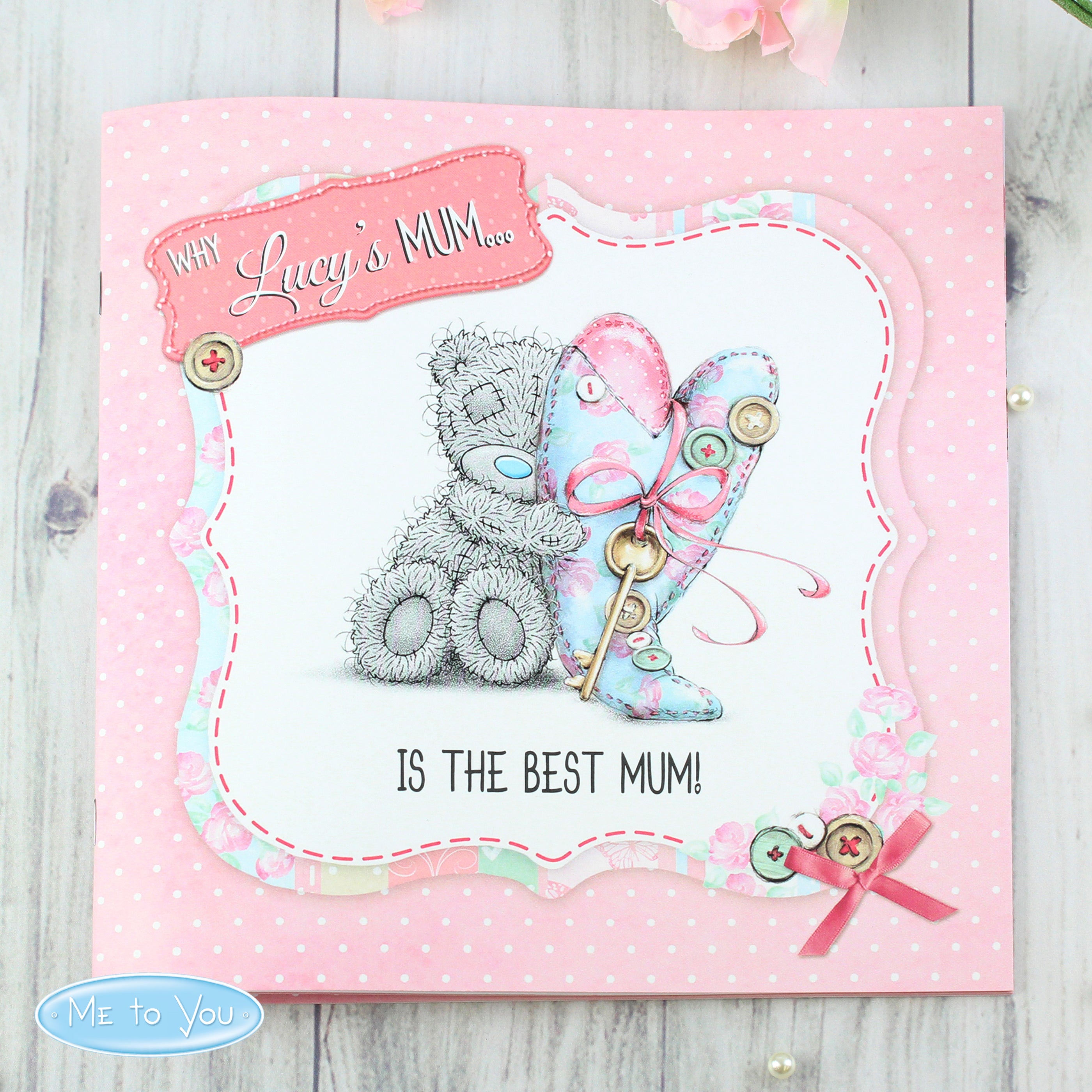 Personalised Me to You Mum Nan Grandma Poem Book