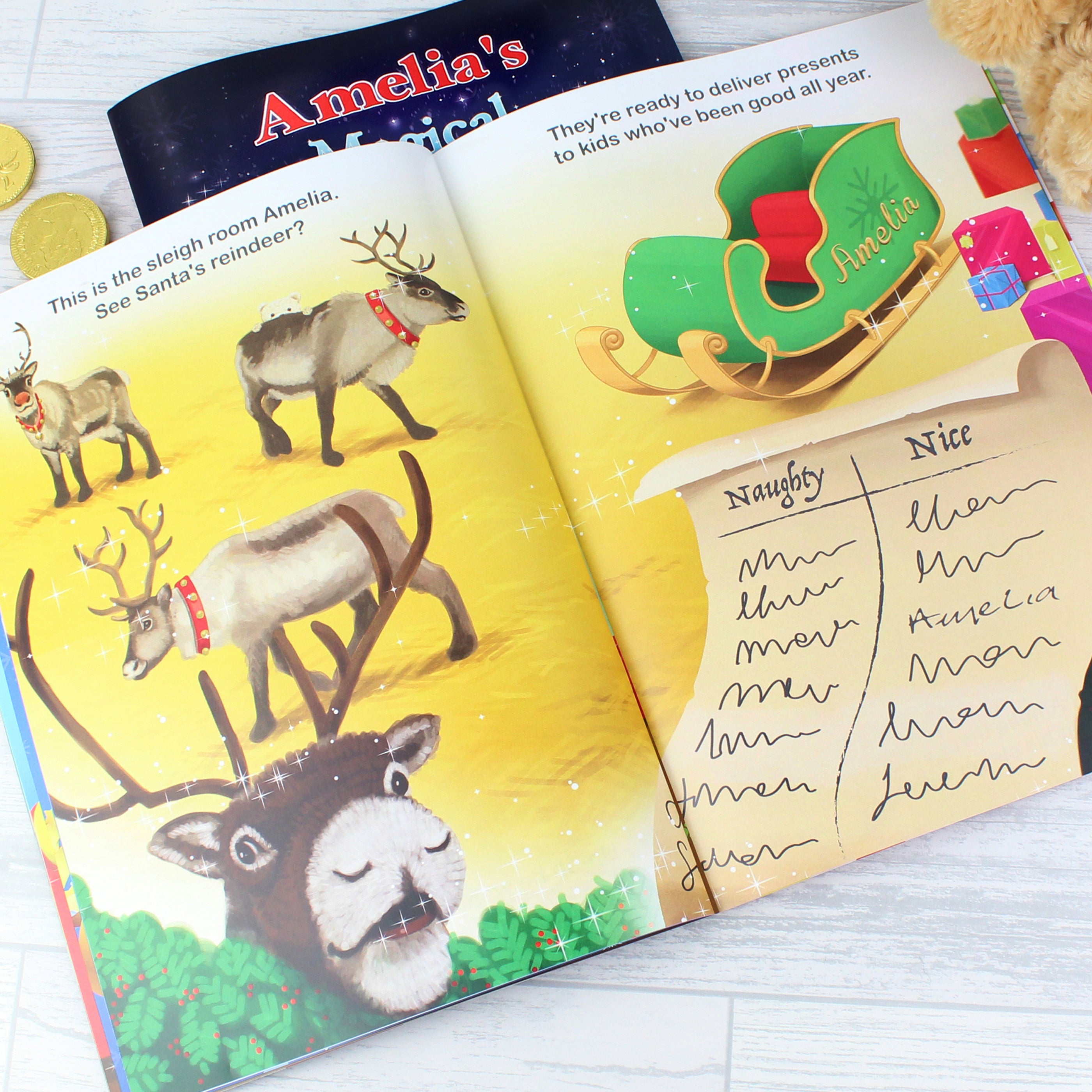 Personalised Magical Christmas Adventure Story Book