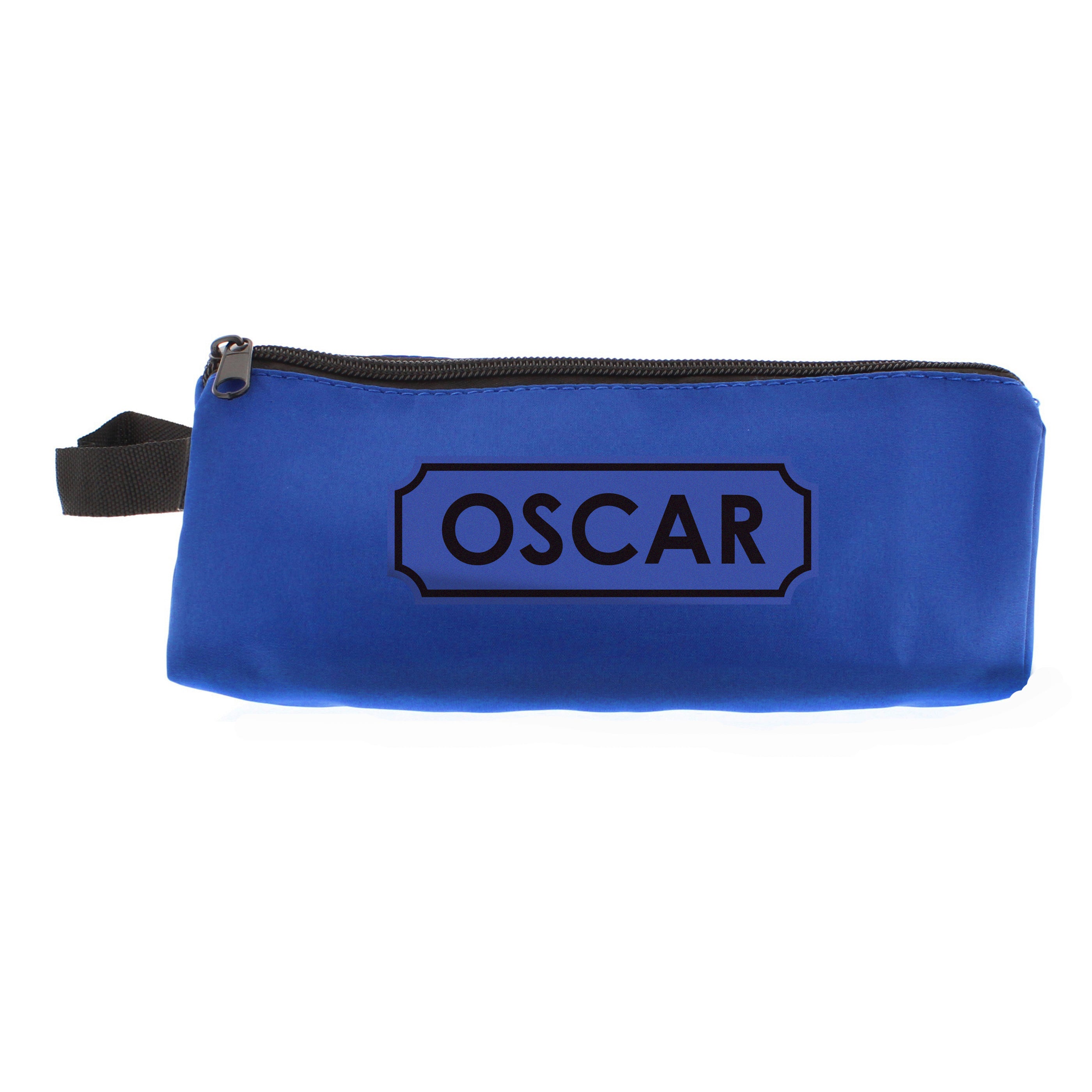 Personalised Blue Pencil Case