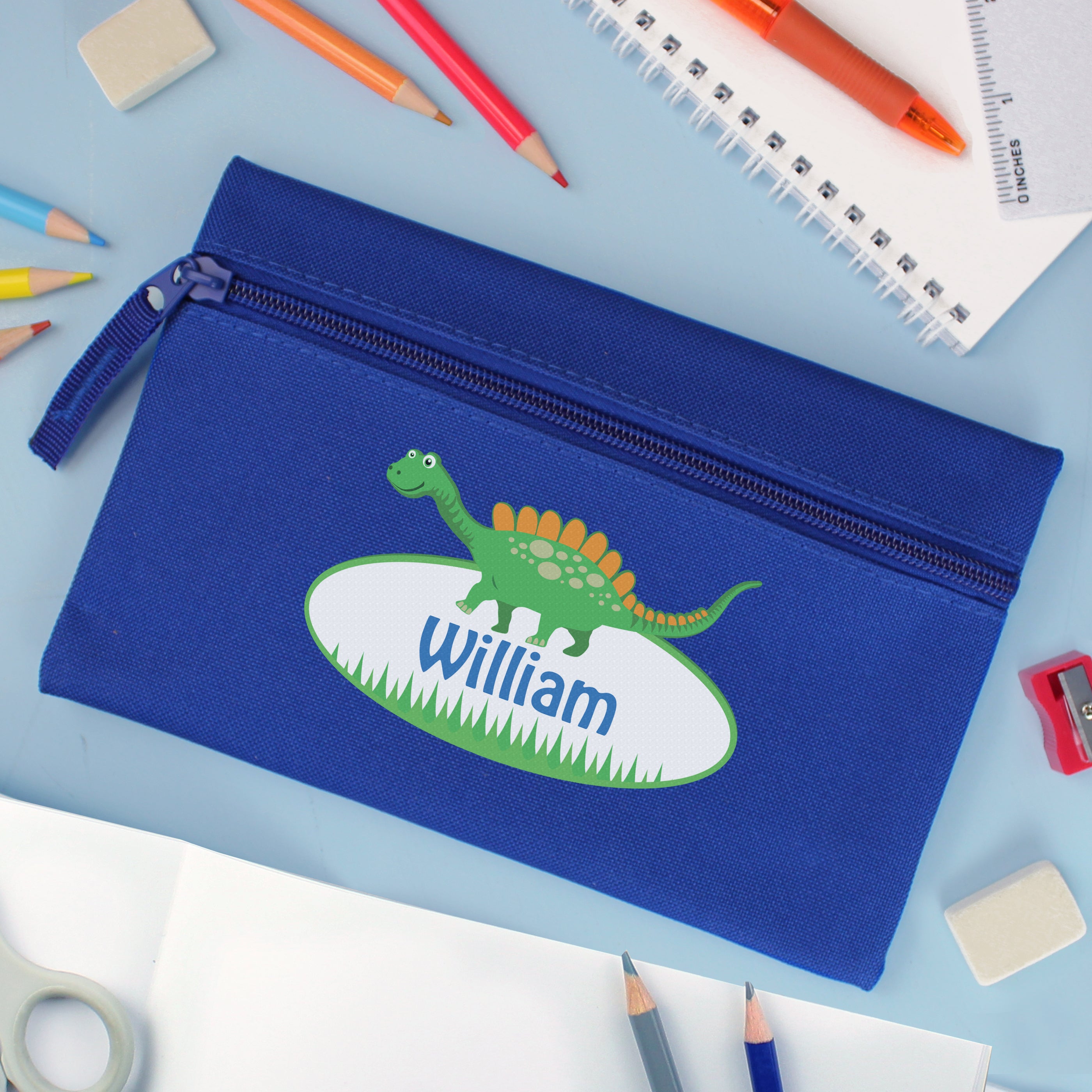 Personalised Dinosaur Pencil case