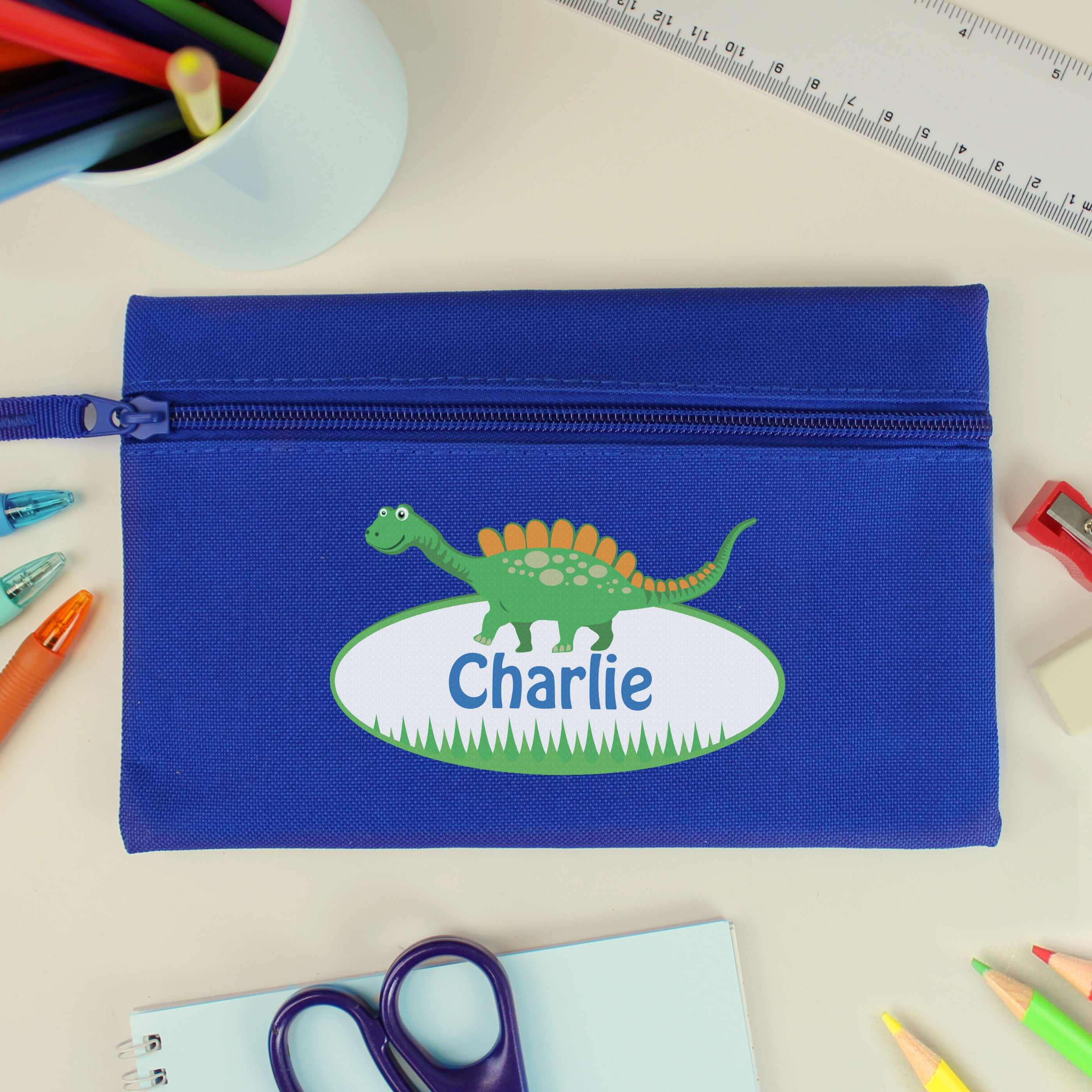 Personalised Dinosaur Pencil case