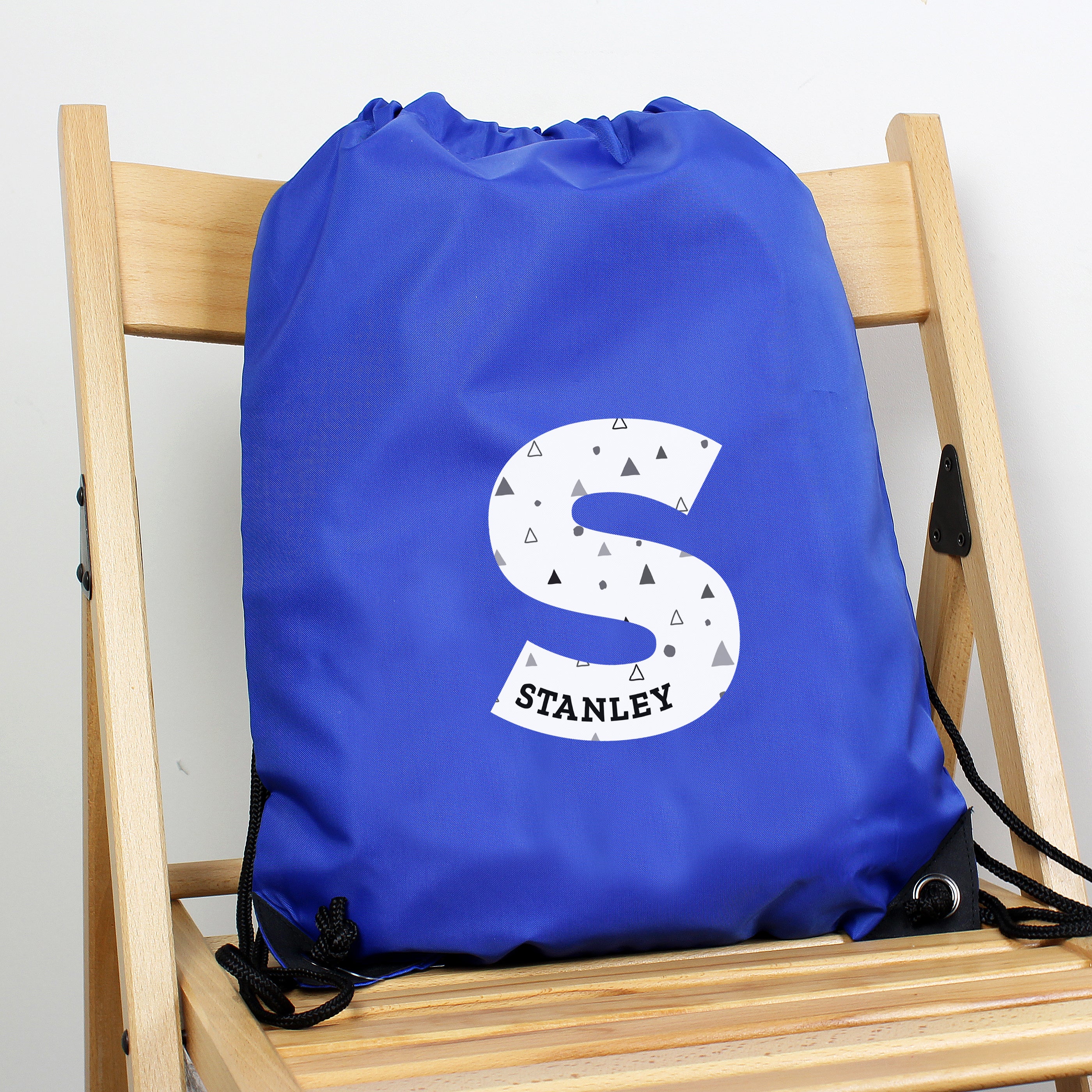 Personalised Initial Blue Kit Bag