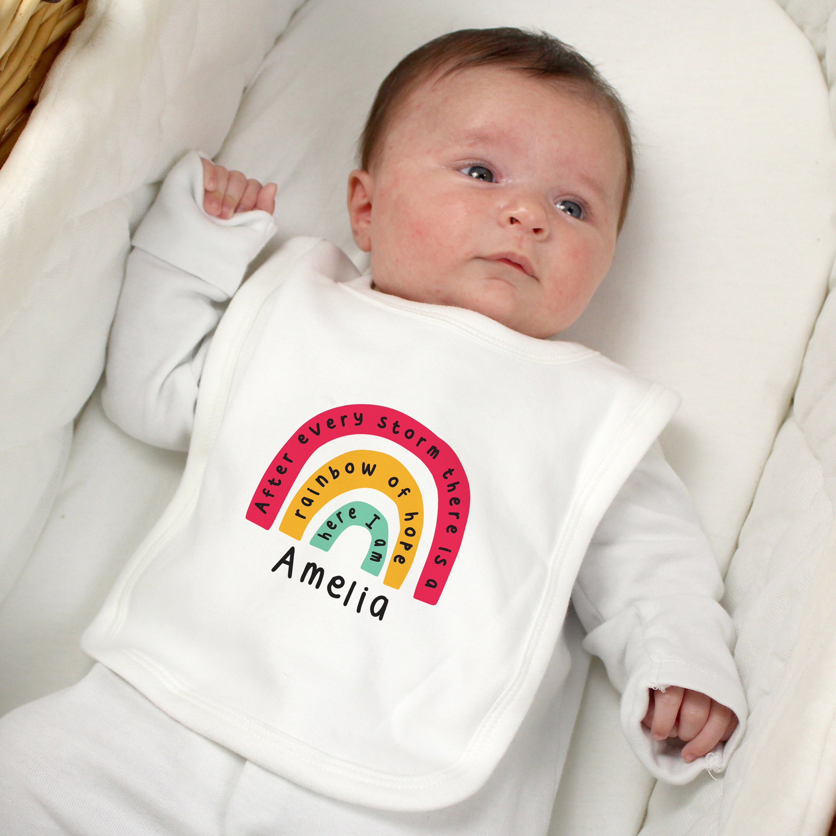 Personalised Rainbow Bib