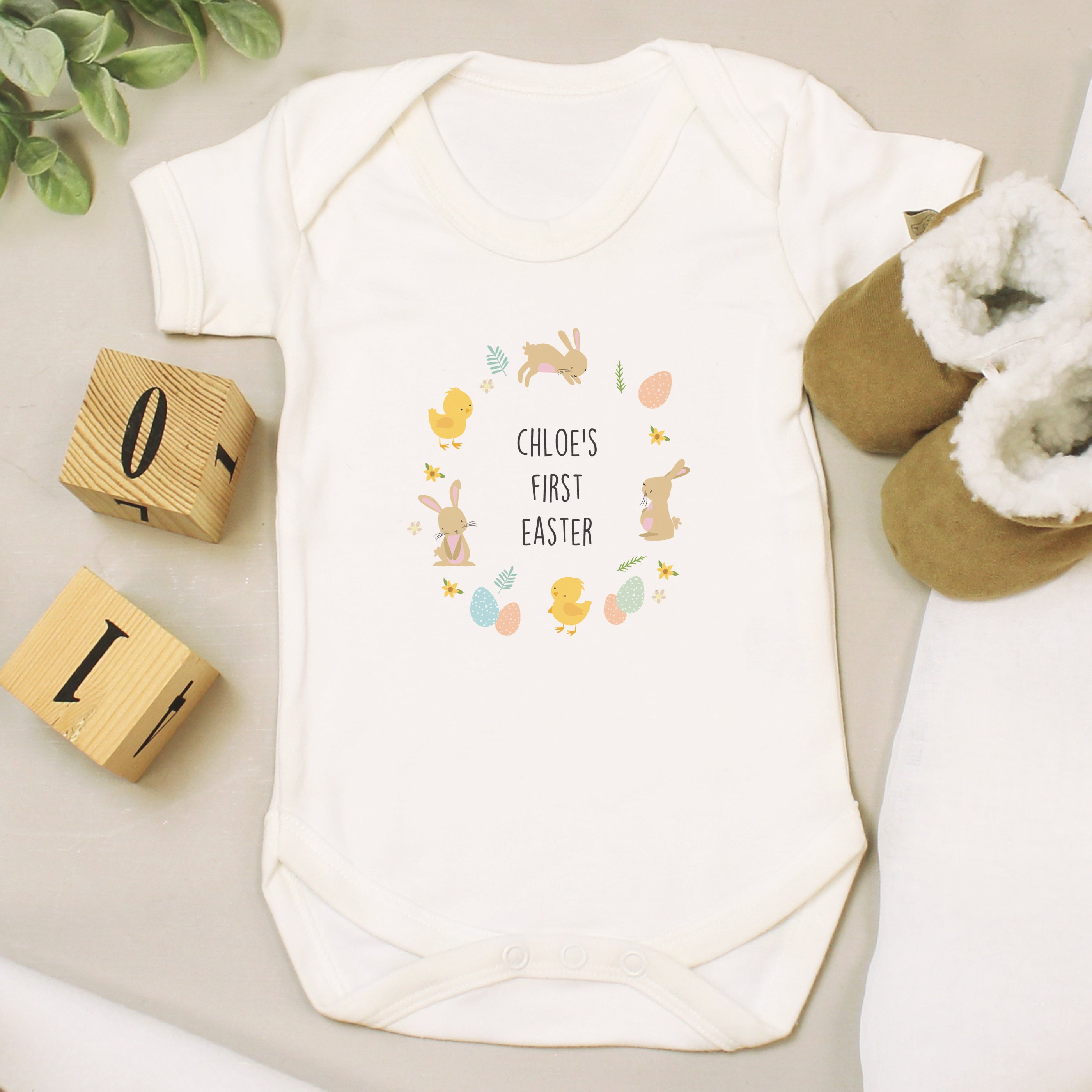 Personalised Easter Baby Vest