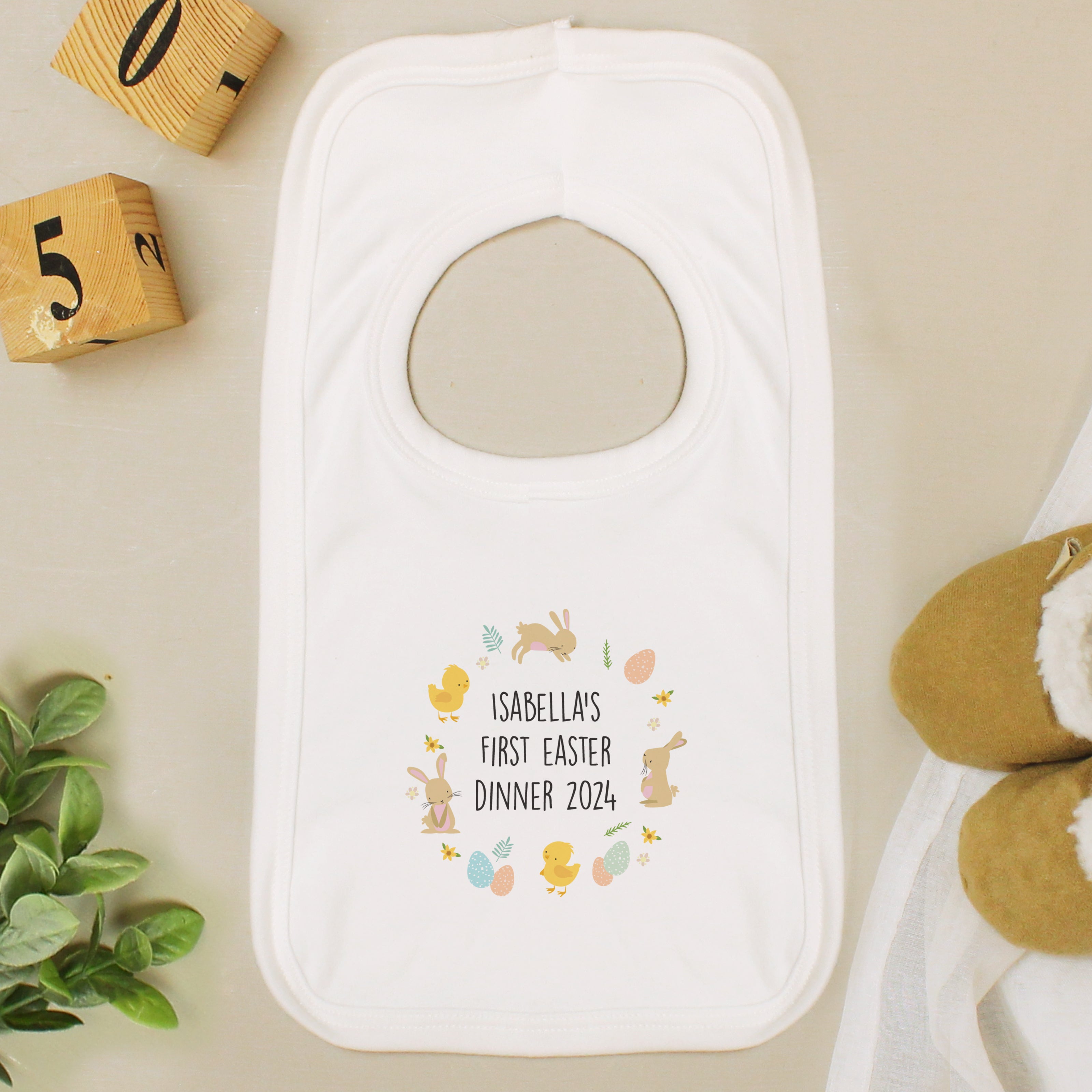 Personalised Easter Babys Bib