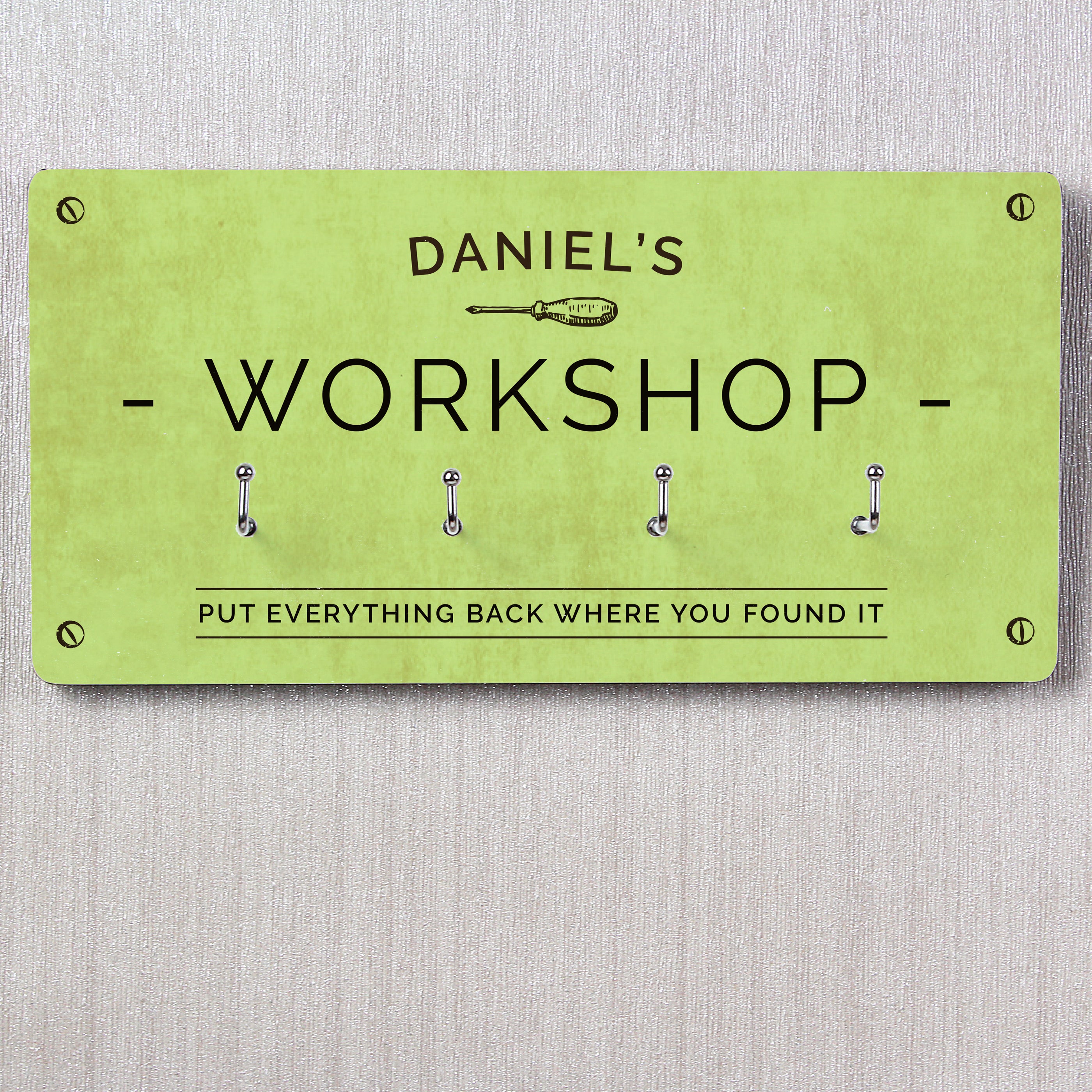 Personalised Workshop Hooks