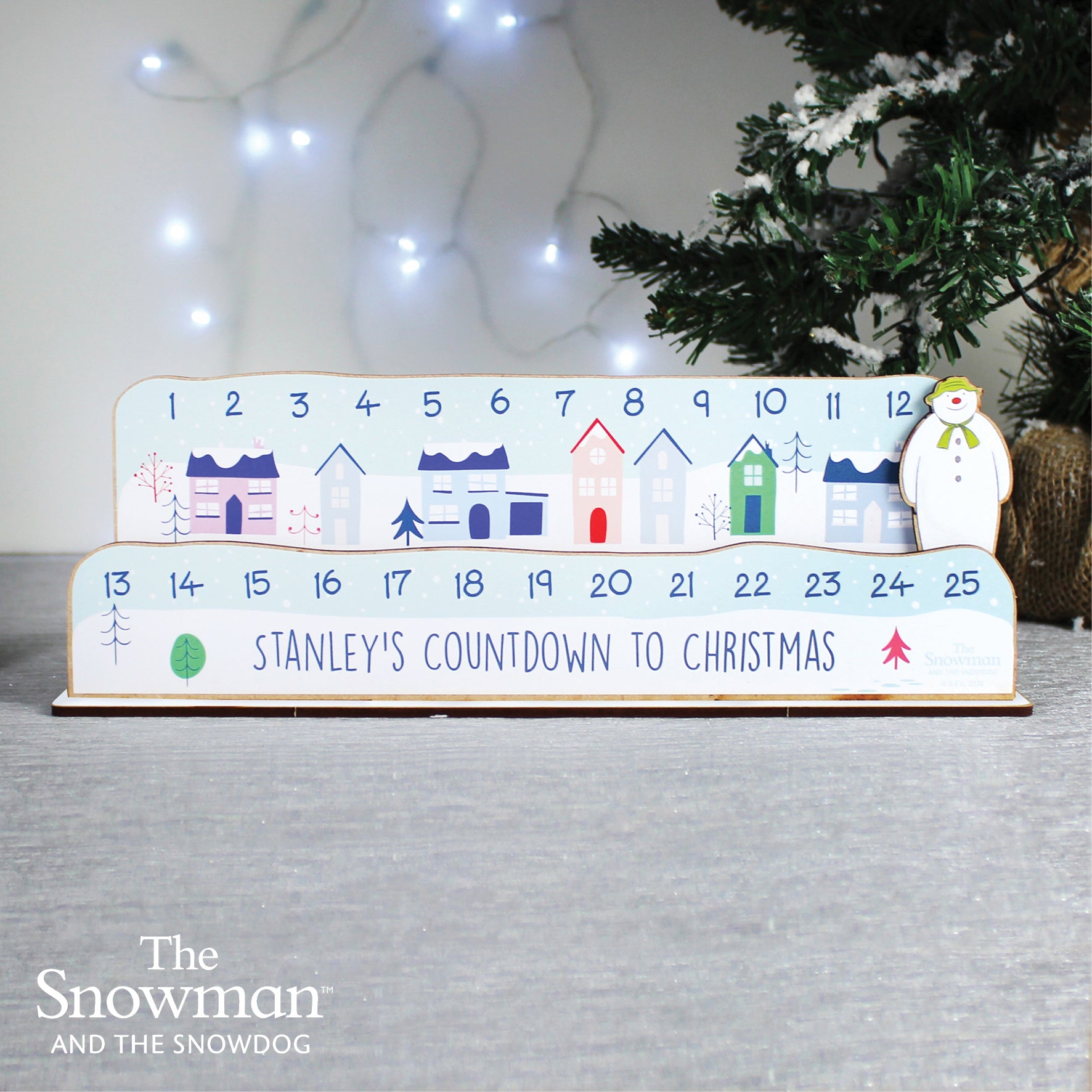 Personalised Make Your Own The Snowman Christmas Advent Countdown Kit