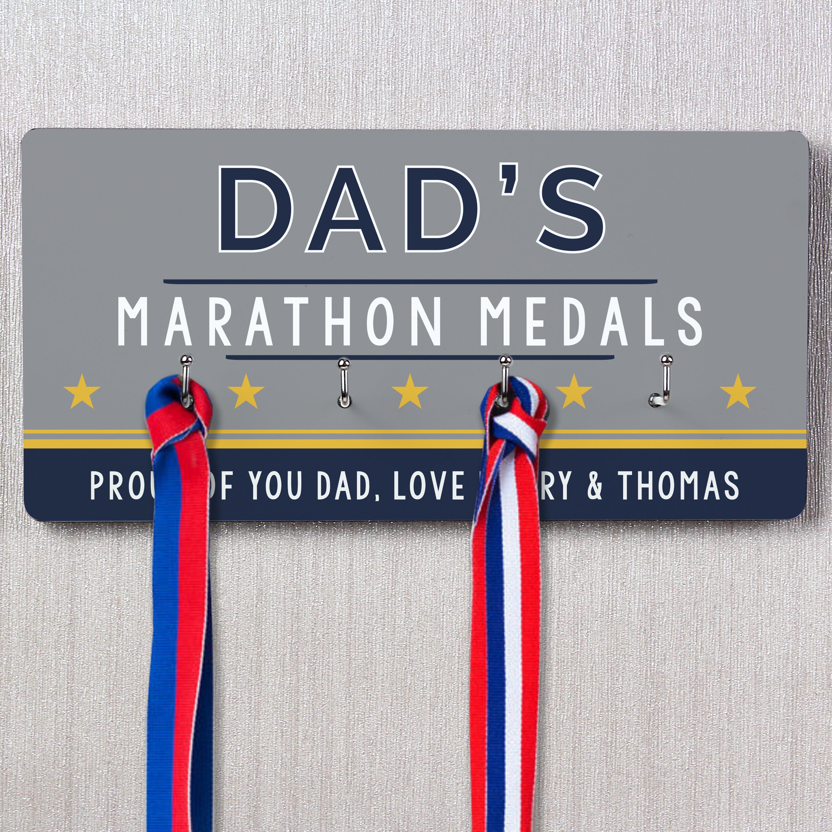 Personalised Achievement Medal Hooks