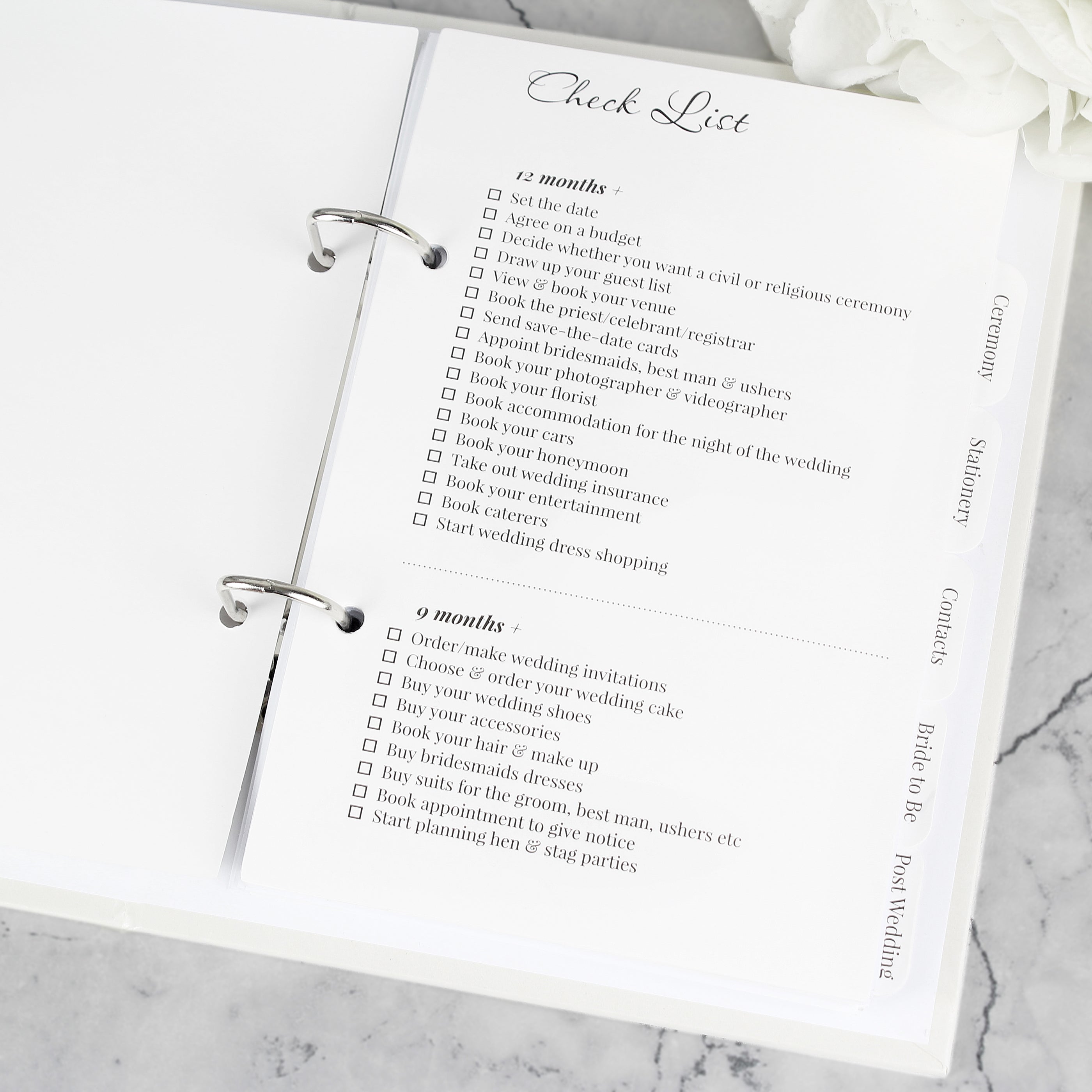 Personalised Happily Ever After Wedding Planner