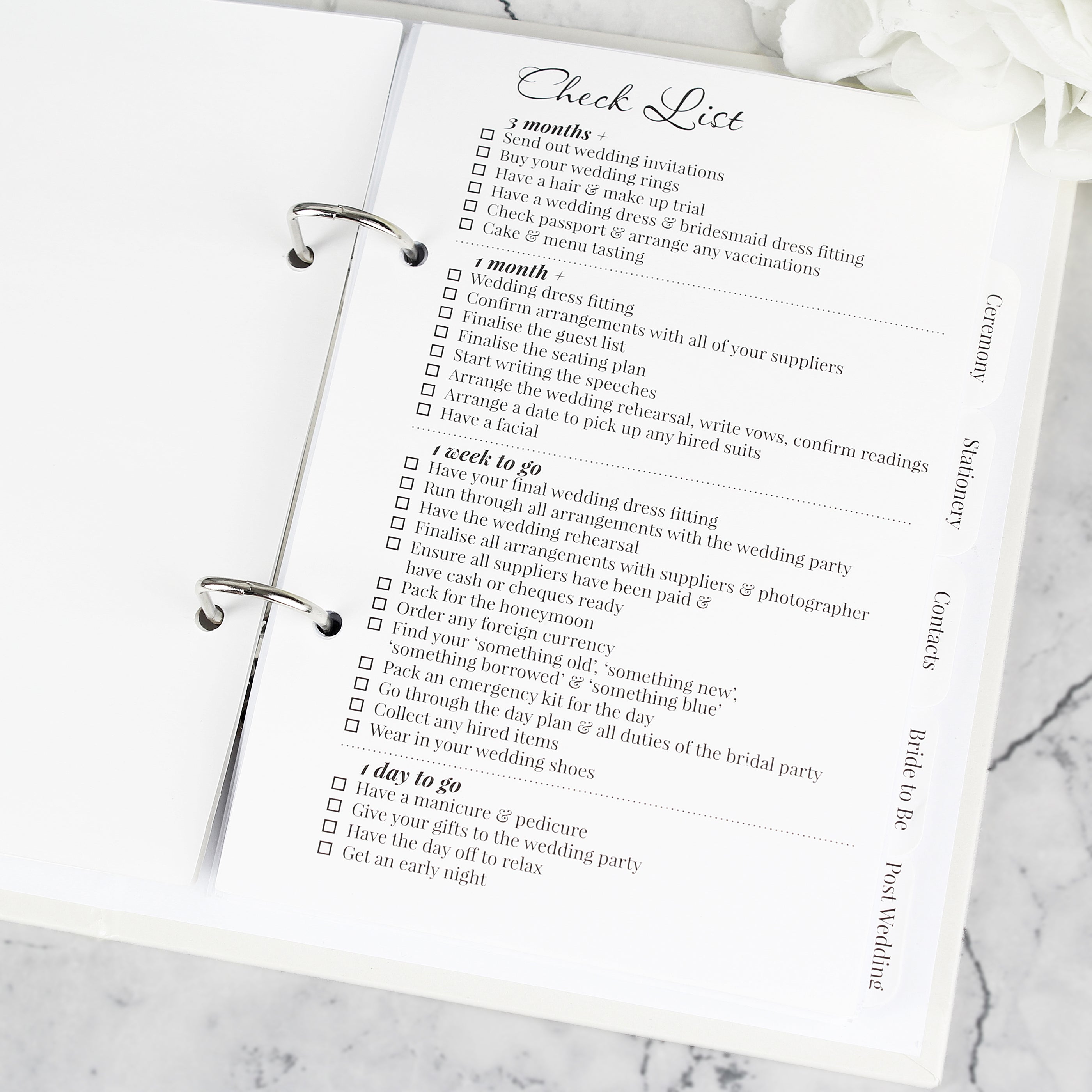 Personalised Happily Ever After Wedding Planner