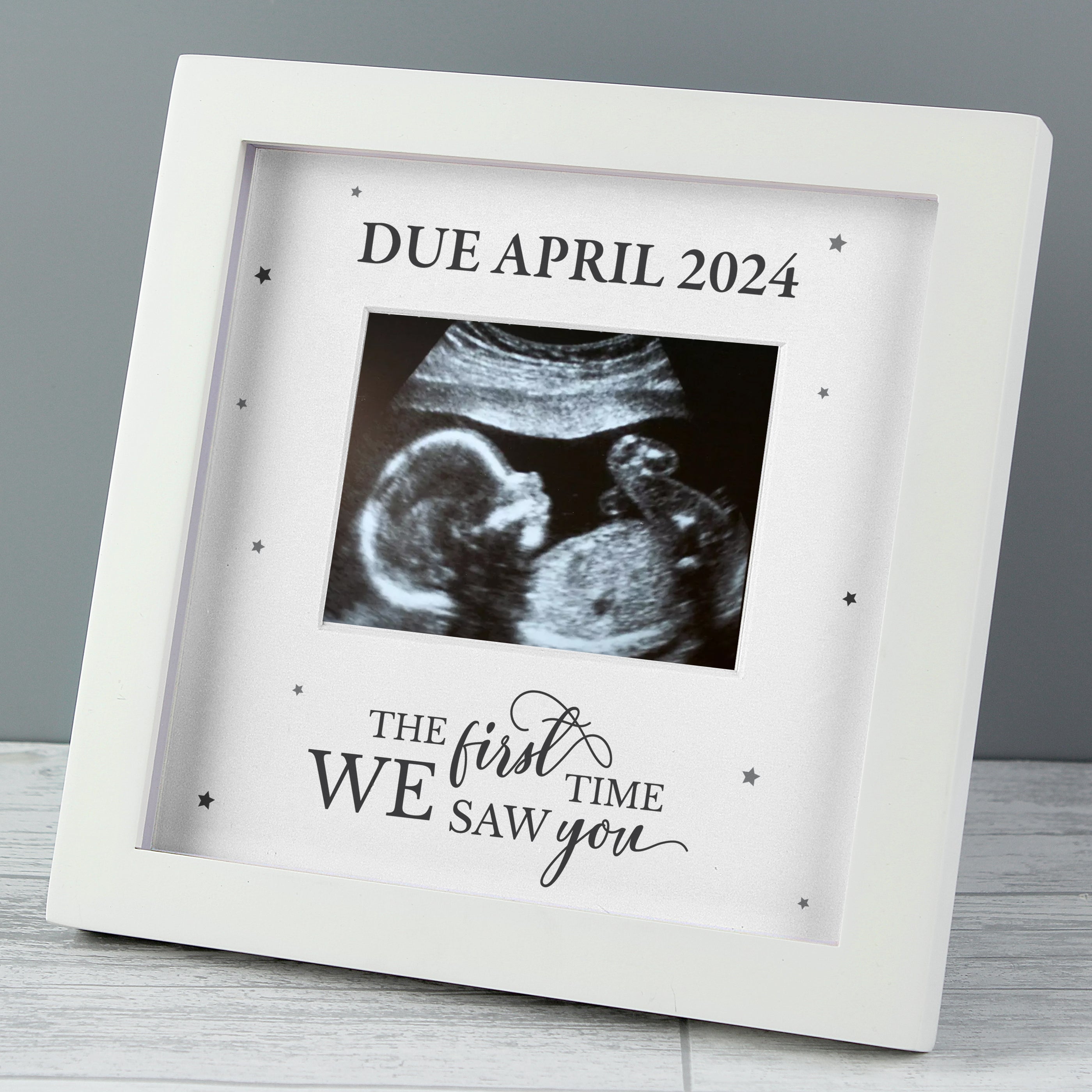 Personalised All Things Grow Baby Scan Frame