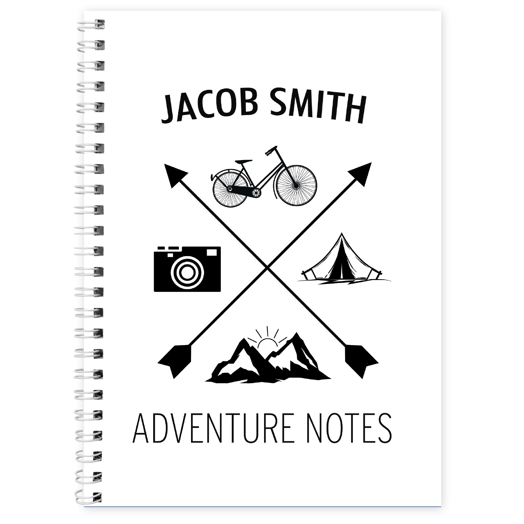 Personalised Adventure A5 Notebook