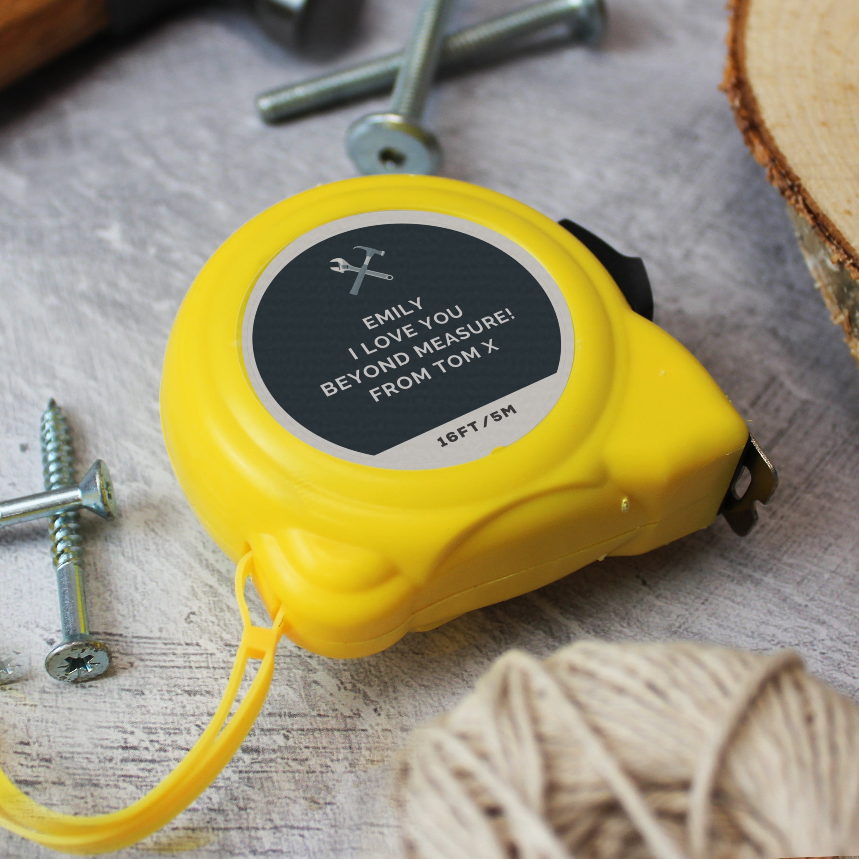 Personalised Tools Tape Measure