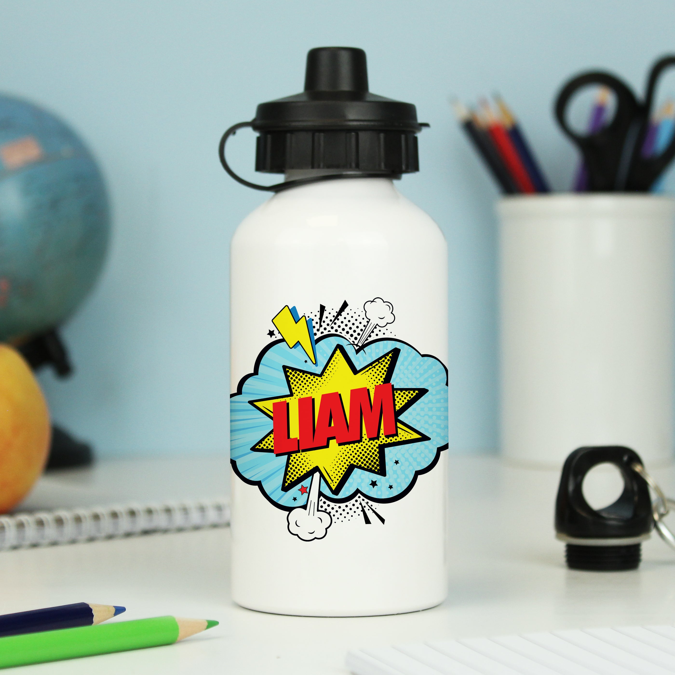 Personalised Superhero Drinks Bottle