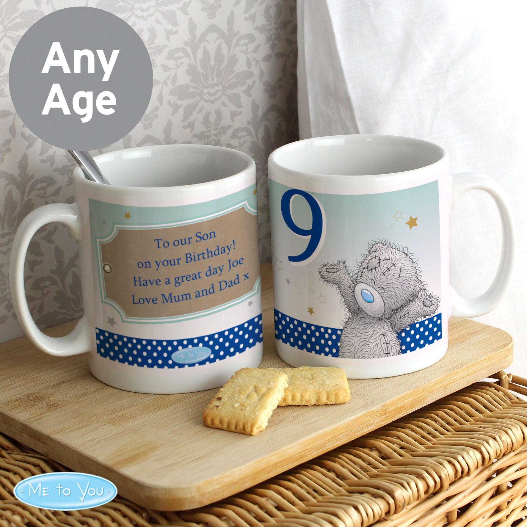 Personalised Me To You Birthday Big Age Male Mug